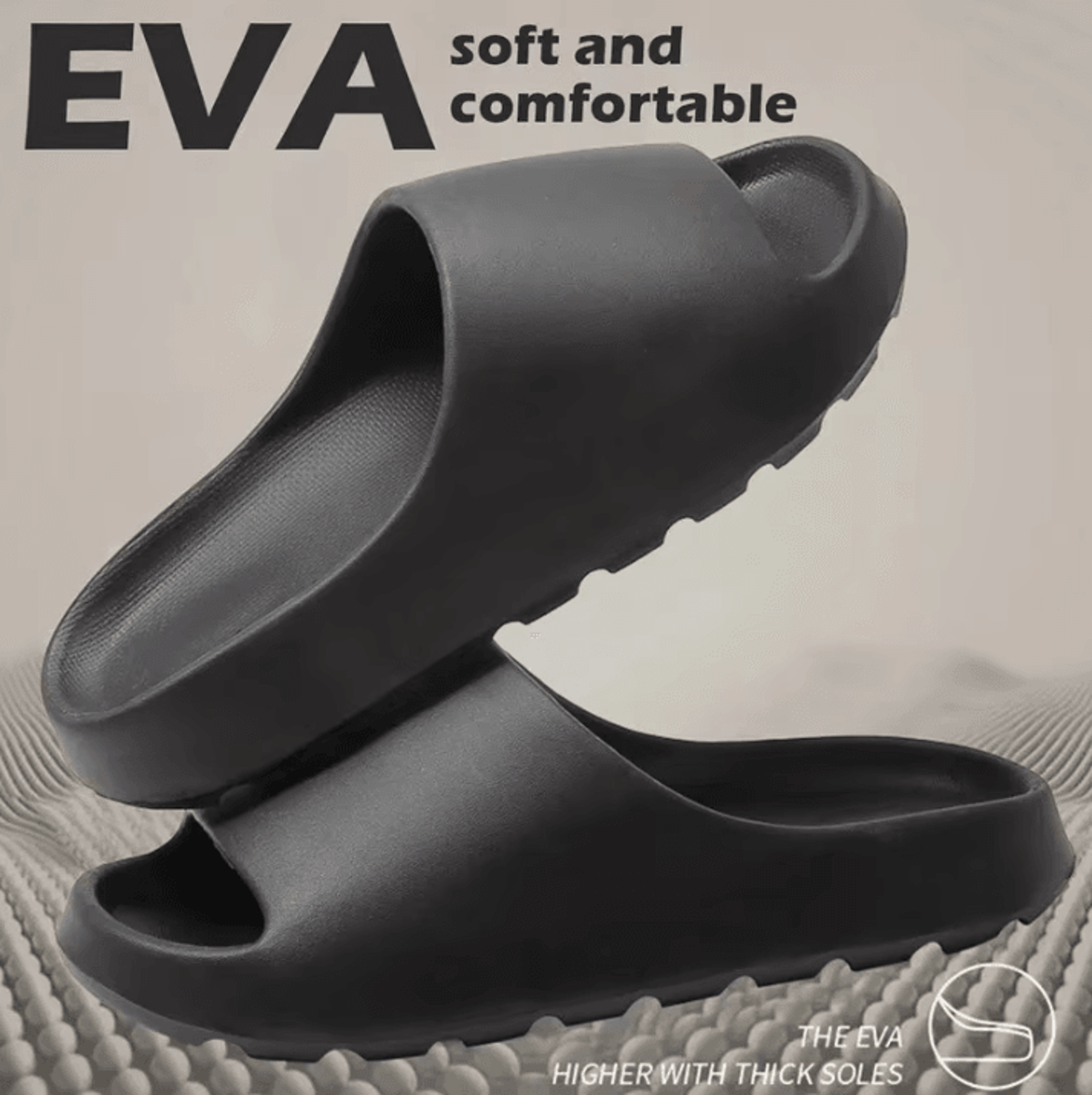 Unisex Cloud ThickSoled Sandals  EVA Beach Slides Soft Bottom Summer Fashion Slippers 0