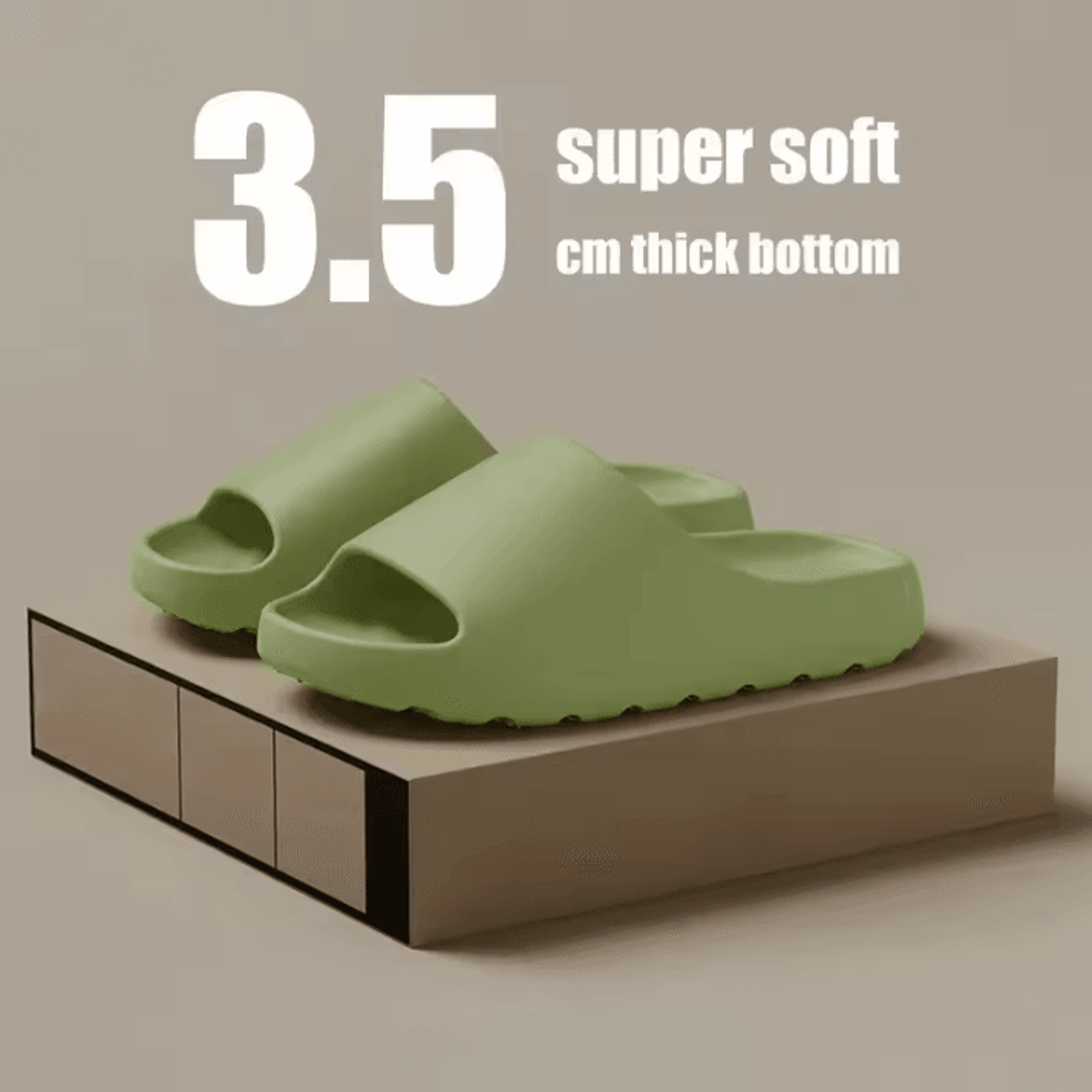 Unisex Cloud ThickSoled Sandals  EVA Beach Slides Soft Bottom Summer Fashion Slippers 7