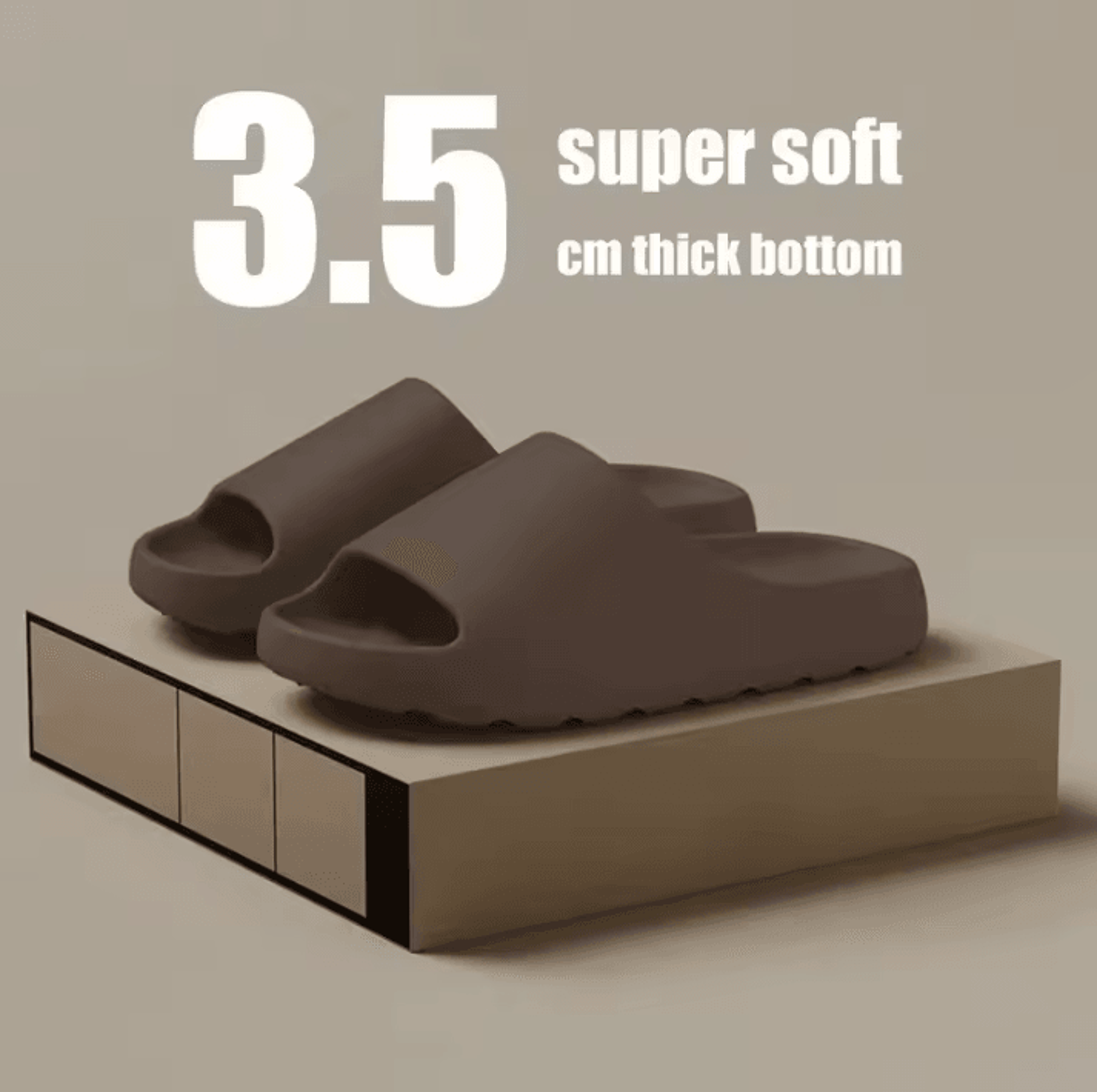 Unisex Cloud ThickSoled Sandals  EVA Beach Slides Soft Bottom Summer Fashion Slippers 8