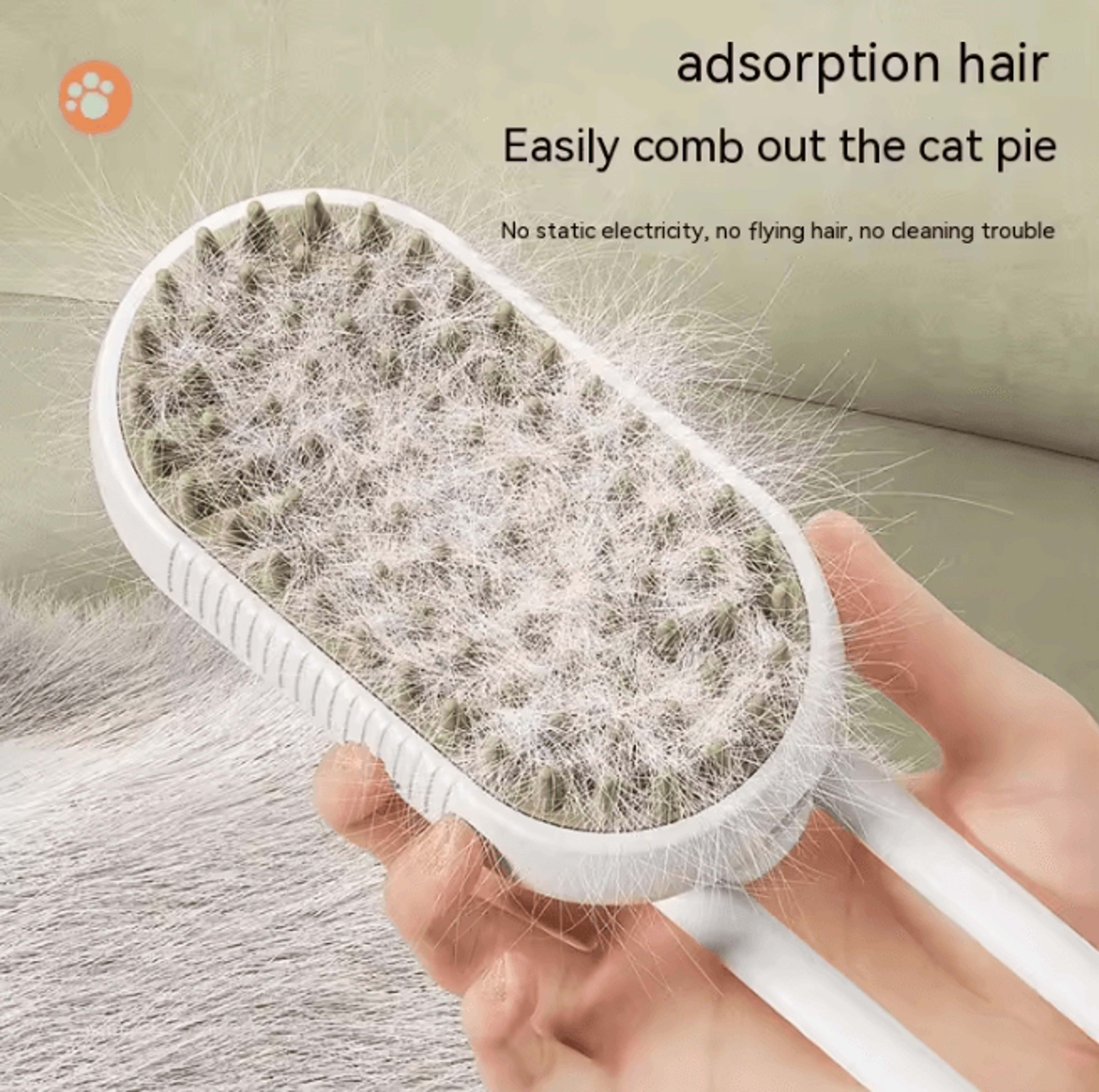 Electric Pet Spray Comb  Electric Hair Removal Comb With AntiFlying Massage Brush For Cats And Dogs 1