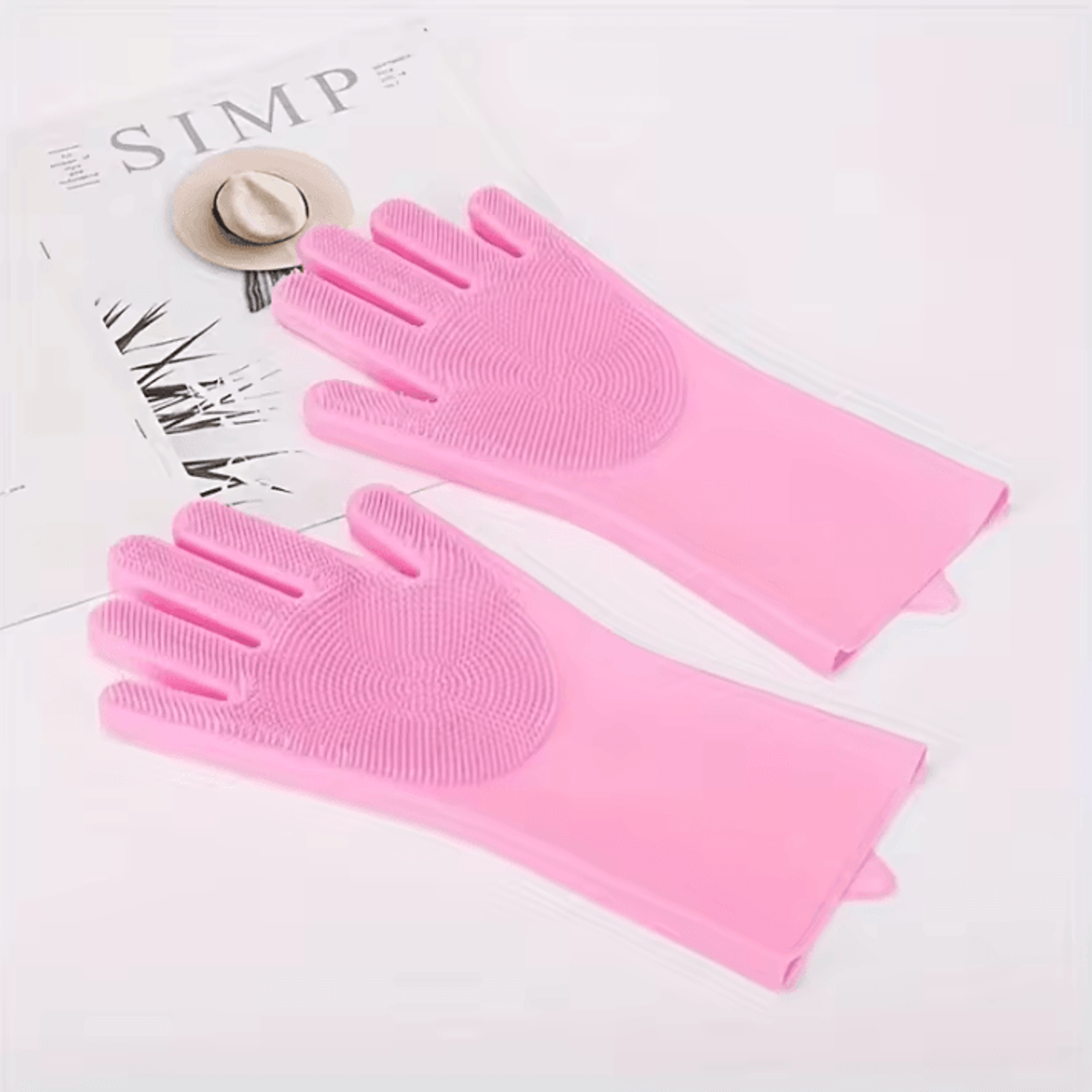 Silicone Pet Grooming Cleaning Gloves  Dog  Cat Bathing Gloves With Silicone Hair Removal Glove Mas 8