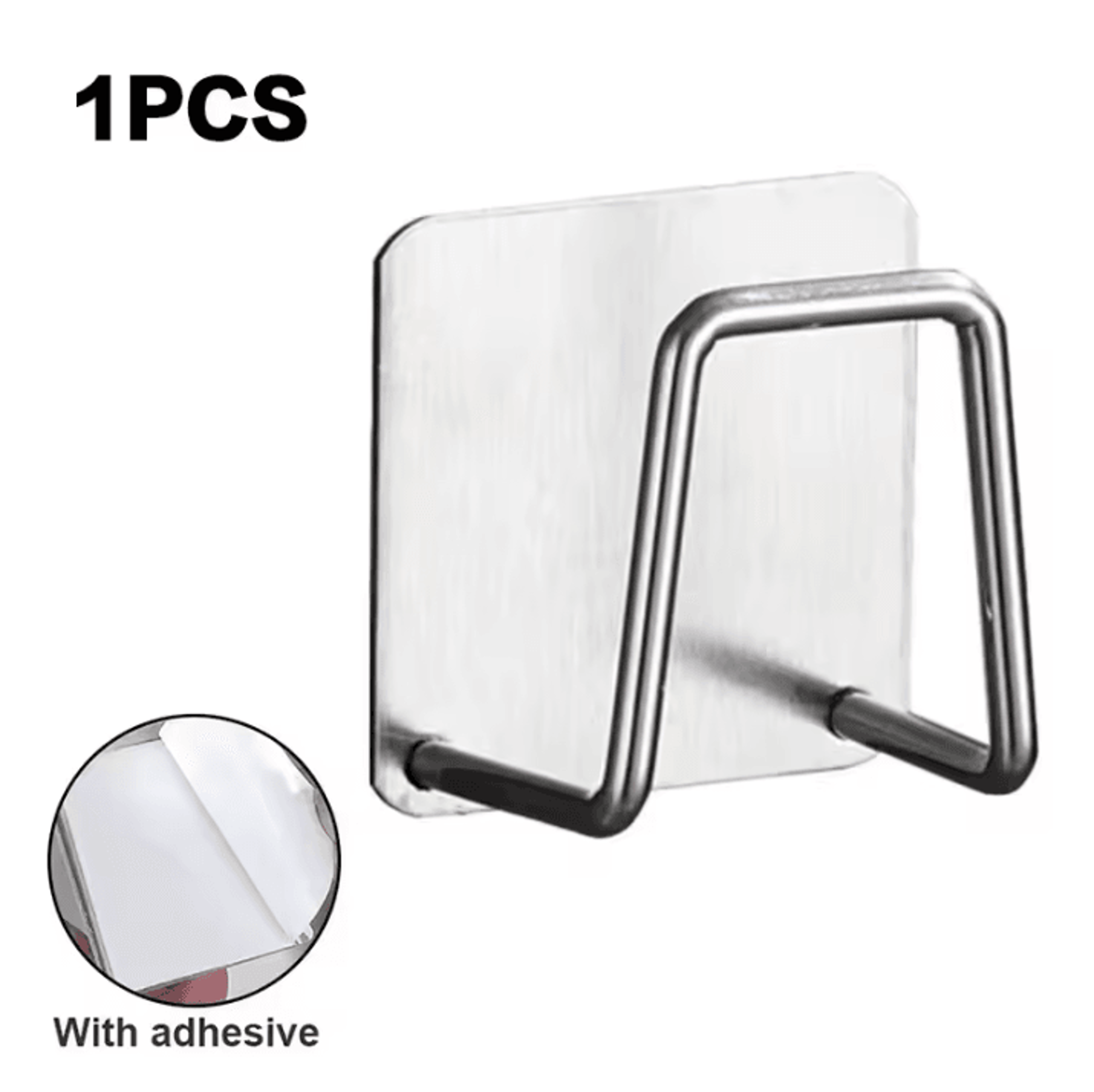 15Pcs Kitchen Sponges Holder  Stainless Steel Sink Organizer With Self Adhesive Sponge Rack  Drying 5