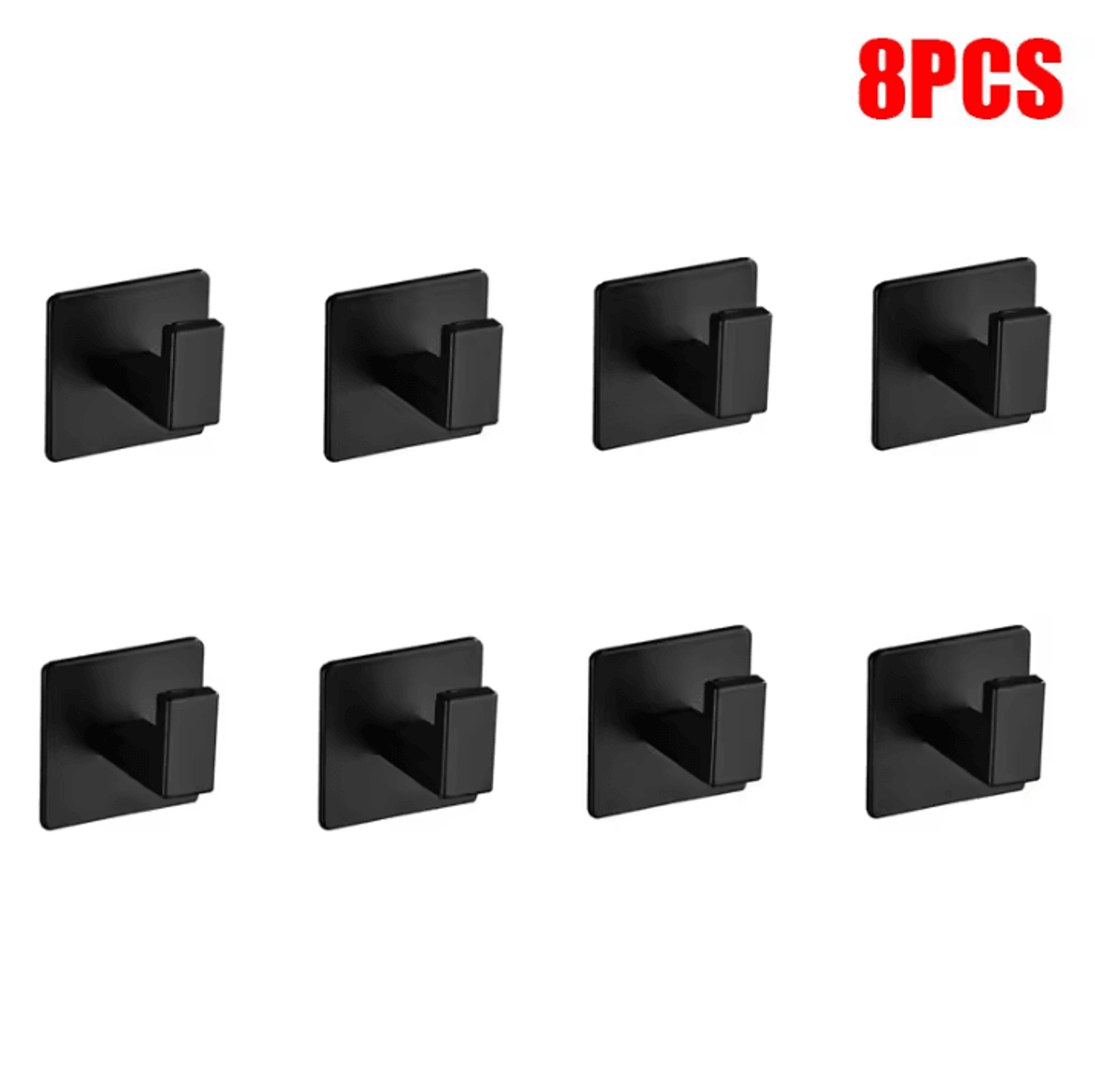 4 Pcs Stainless Steel Wall Hooks  Adhesive Bathroom Robe Hooks  MultiPurpose Hanger Hooks For Towel 16