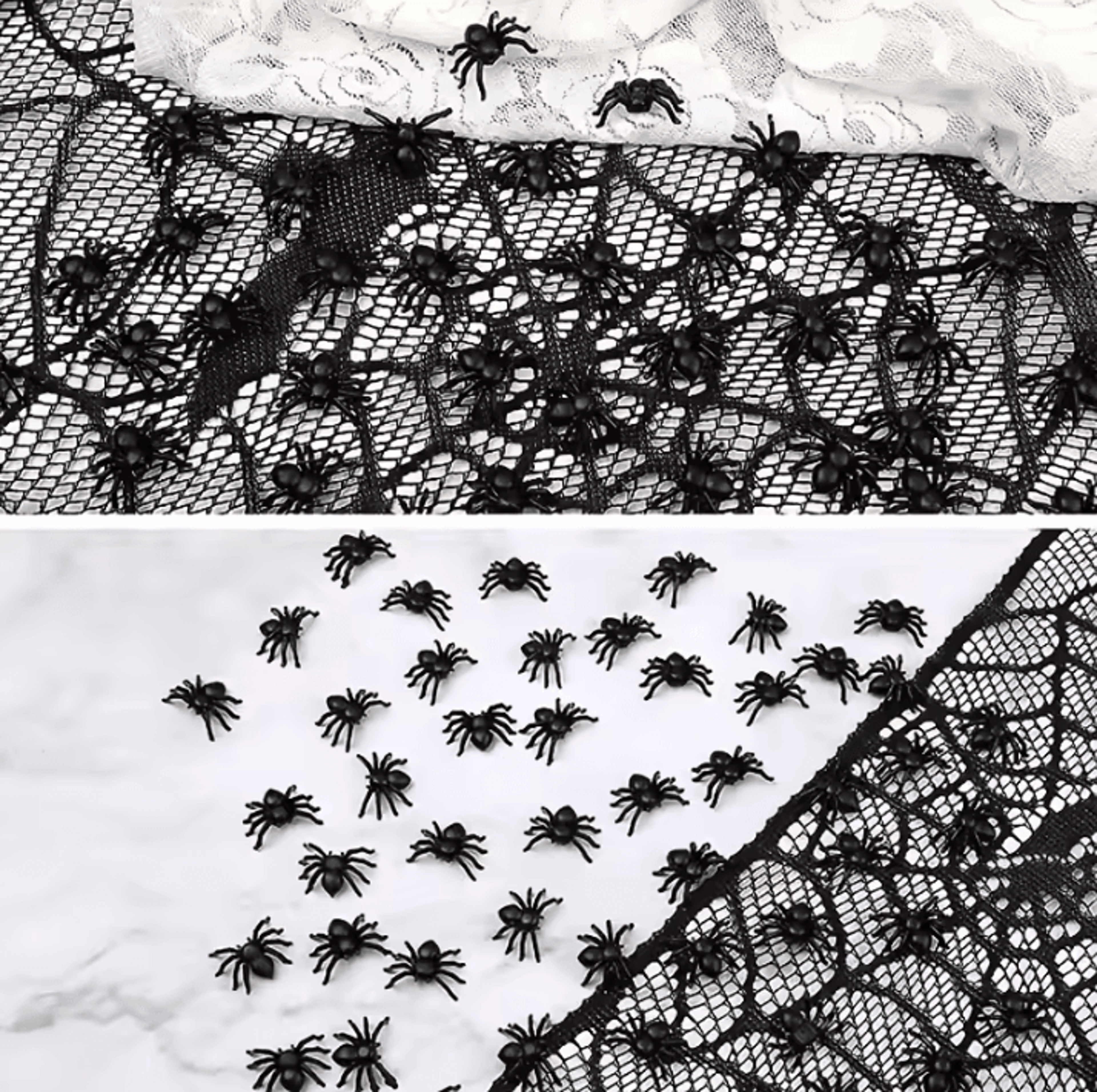 10050 Pcs Halloween Spider Decorations Realistic Plastic Scary Spiders For Halloween And Haunted Ho 3