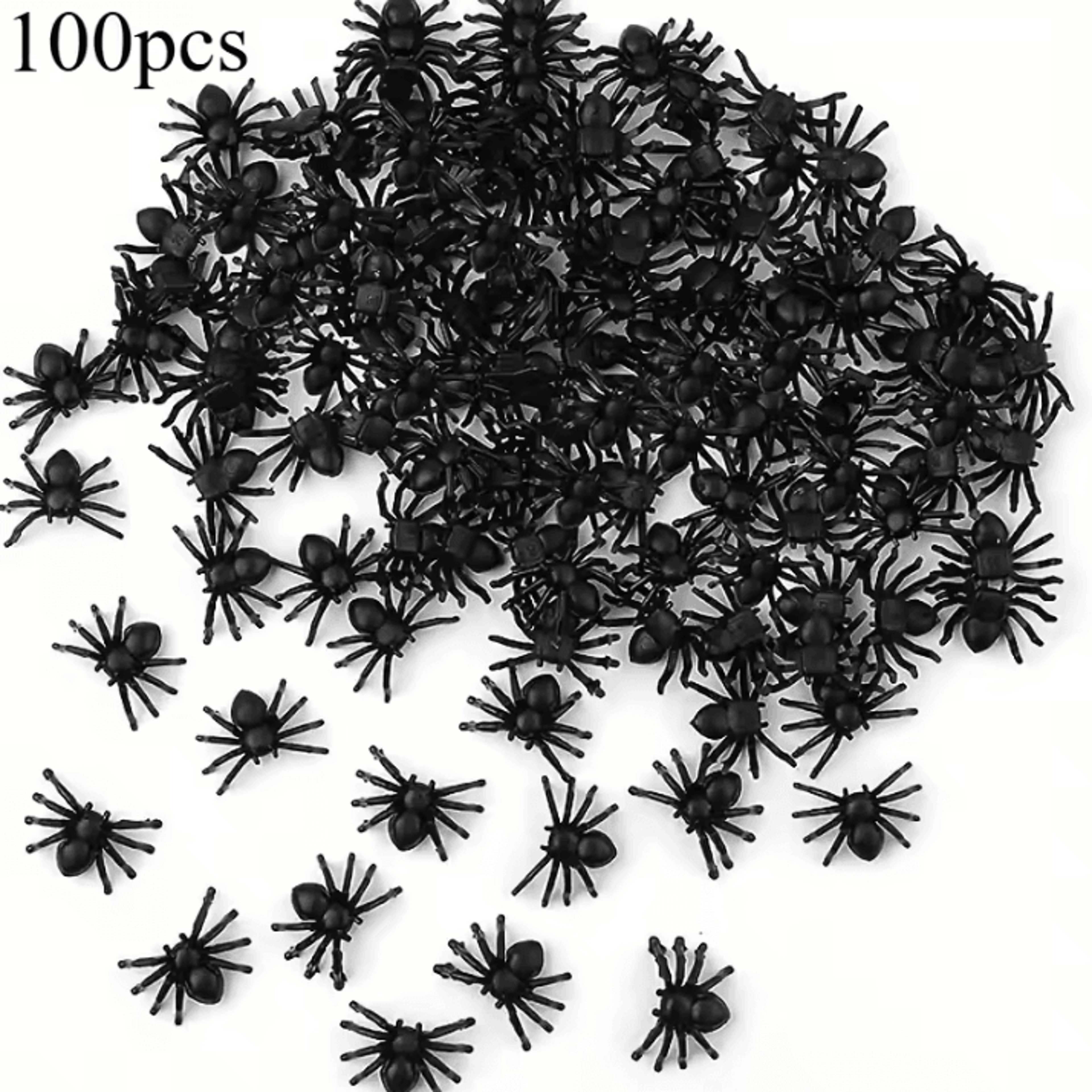 10050 Pcs Halloween Spider Decorations Realistic Plastic Scary Spiders For Halloween And Haunted Ho 7