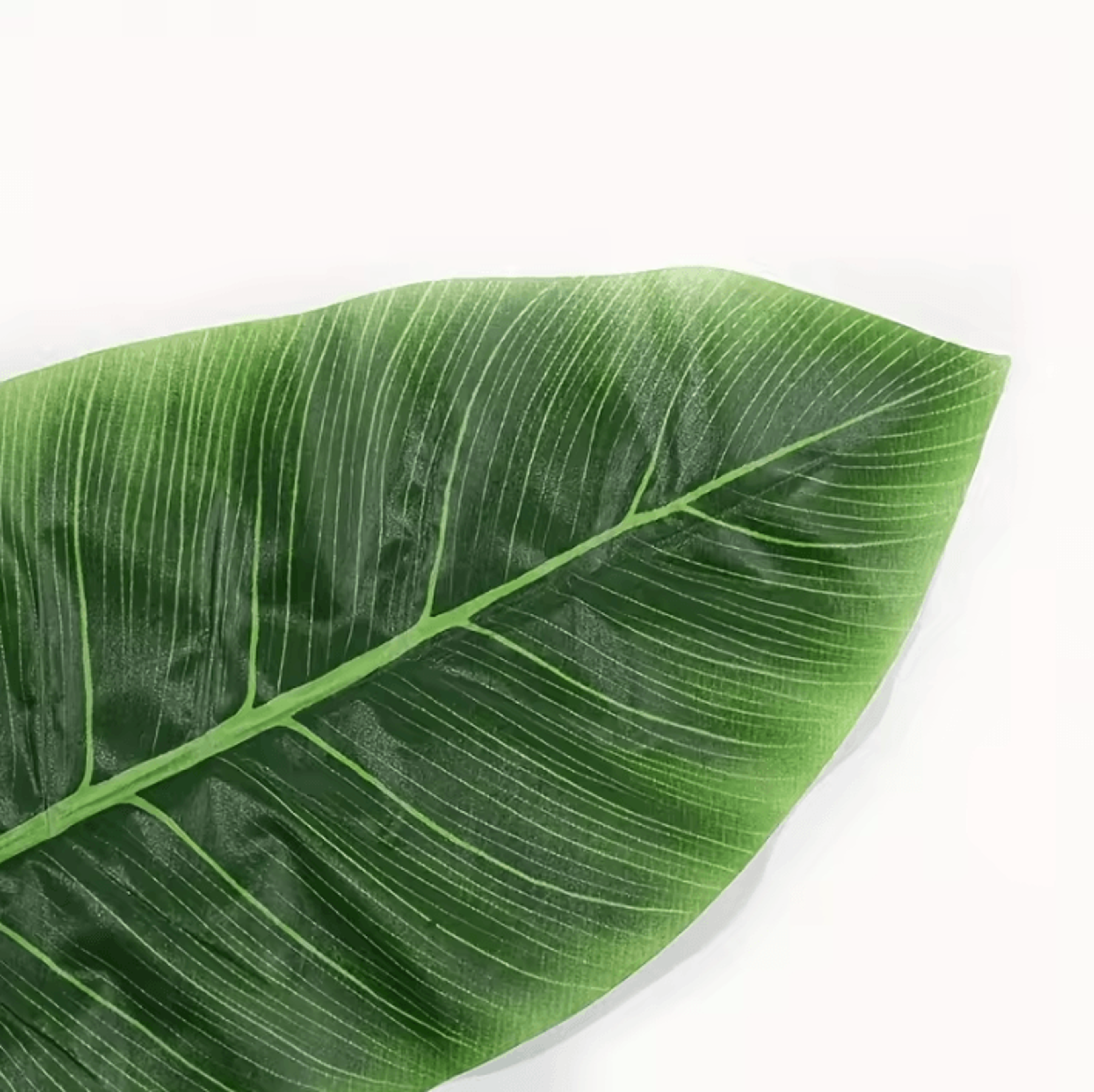 10PCS Artificial Banana Leaf Palm Branches  Realistic Green Foliage Decoration For Wedding Christma 4