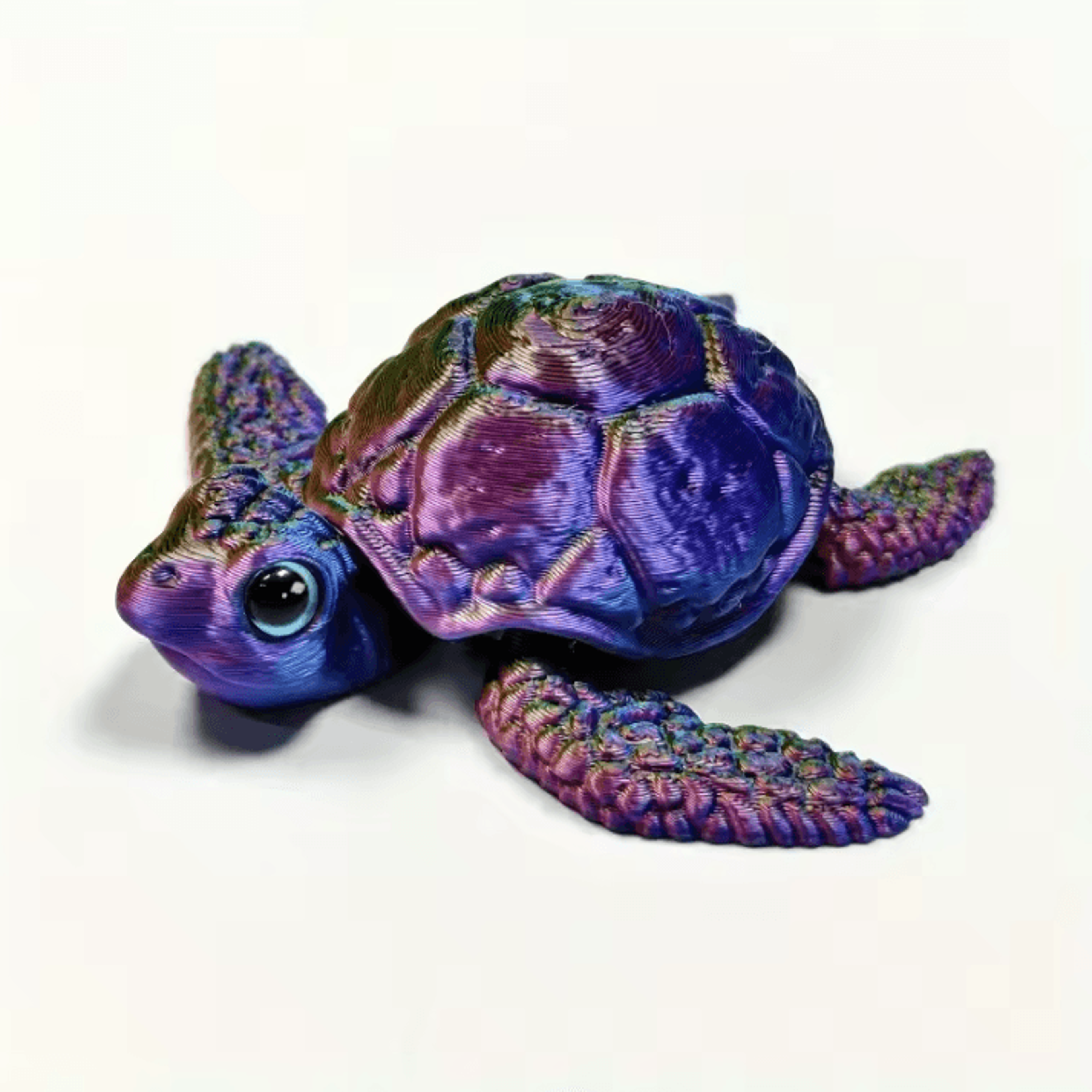 Set Of 3D Printed Turtle Figurines With Movable Joint Desk Ornaments Creative Desktop Decorations A