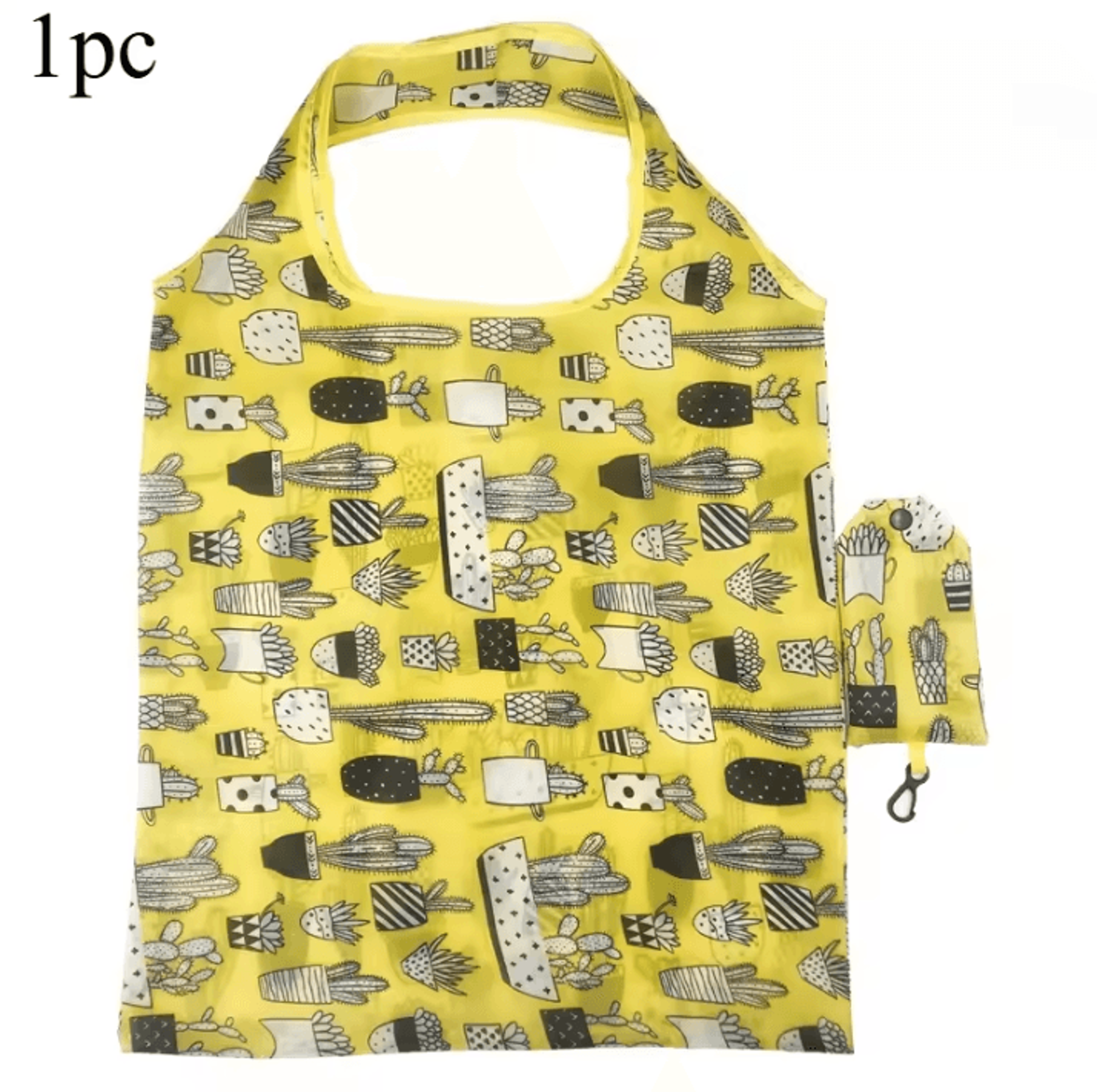 Reusable Shopping Bag Foldable Nylon Foldable Grocery Tote  Lightweight Nylon Shopping Bag And Dura 7