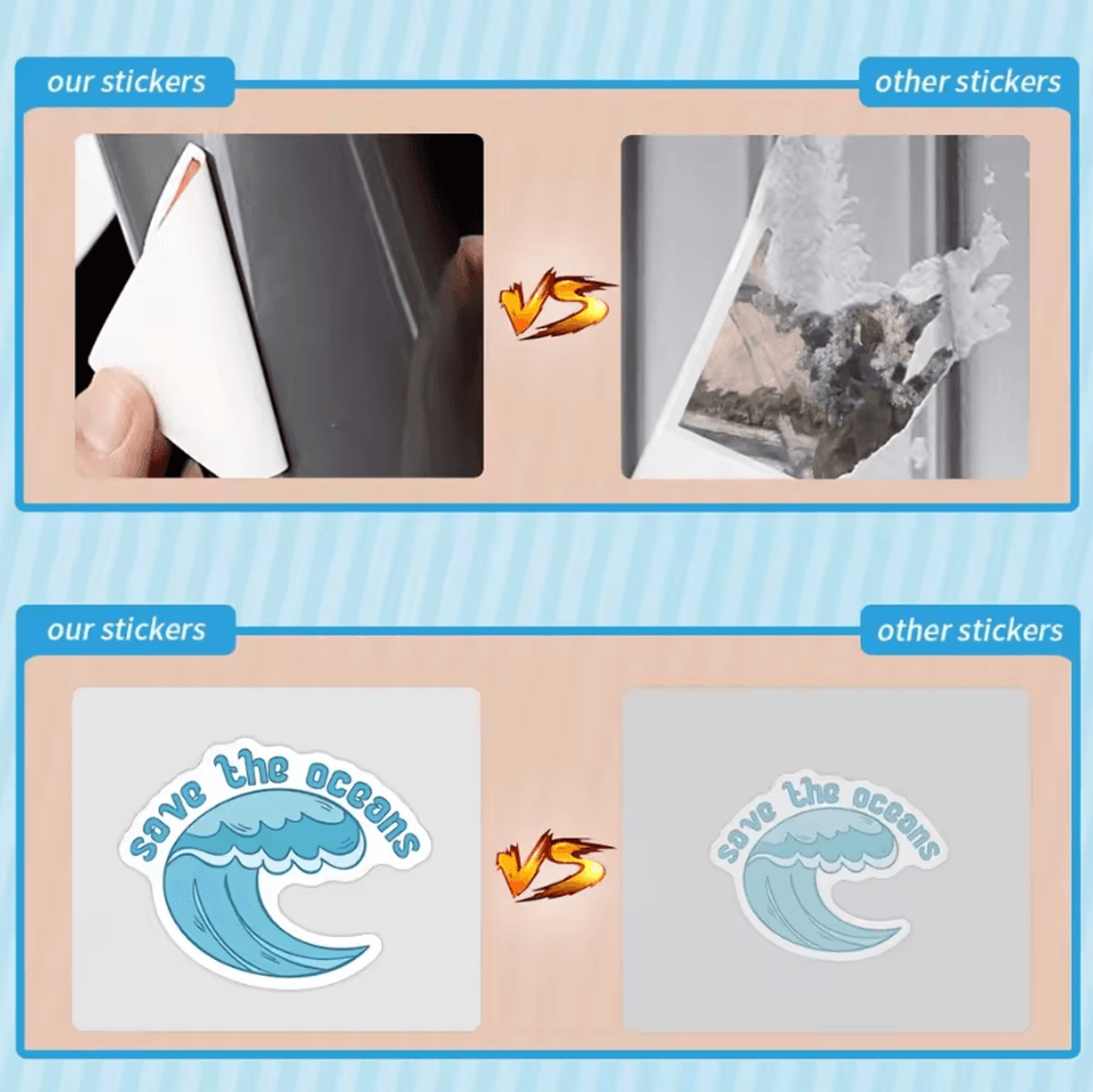58Pcs Coastal Stickers Pack  Kawaii Cartoon Stickers With Shell  Sea Creature Decals For Skateboard 4