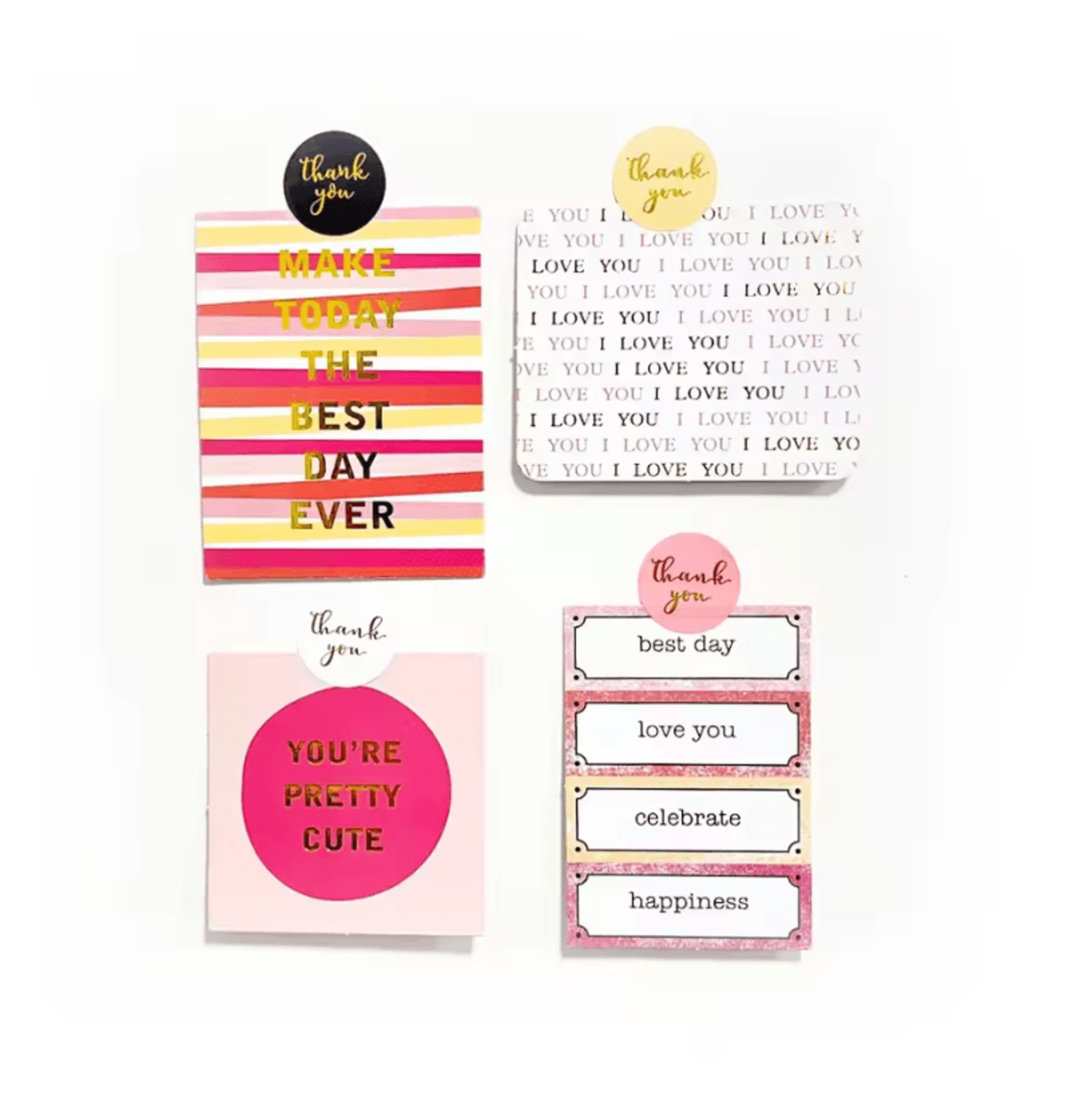 500Pcs Thank You Stickers  Kraft Paper Sticker Rolls With Cute Thank You Seal Labels For Party Favo 4