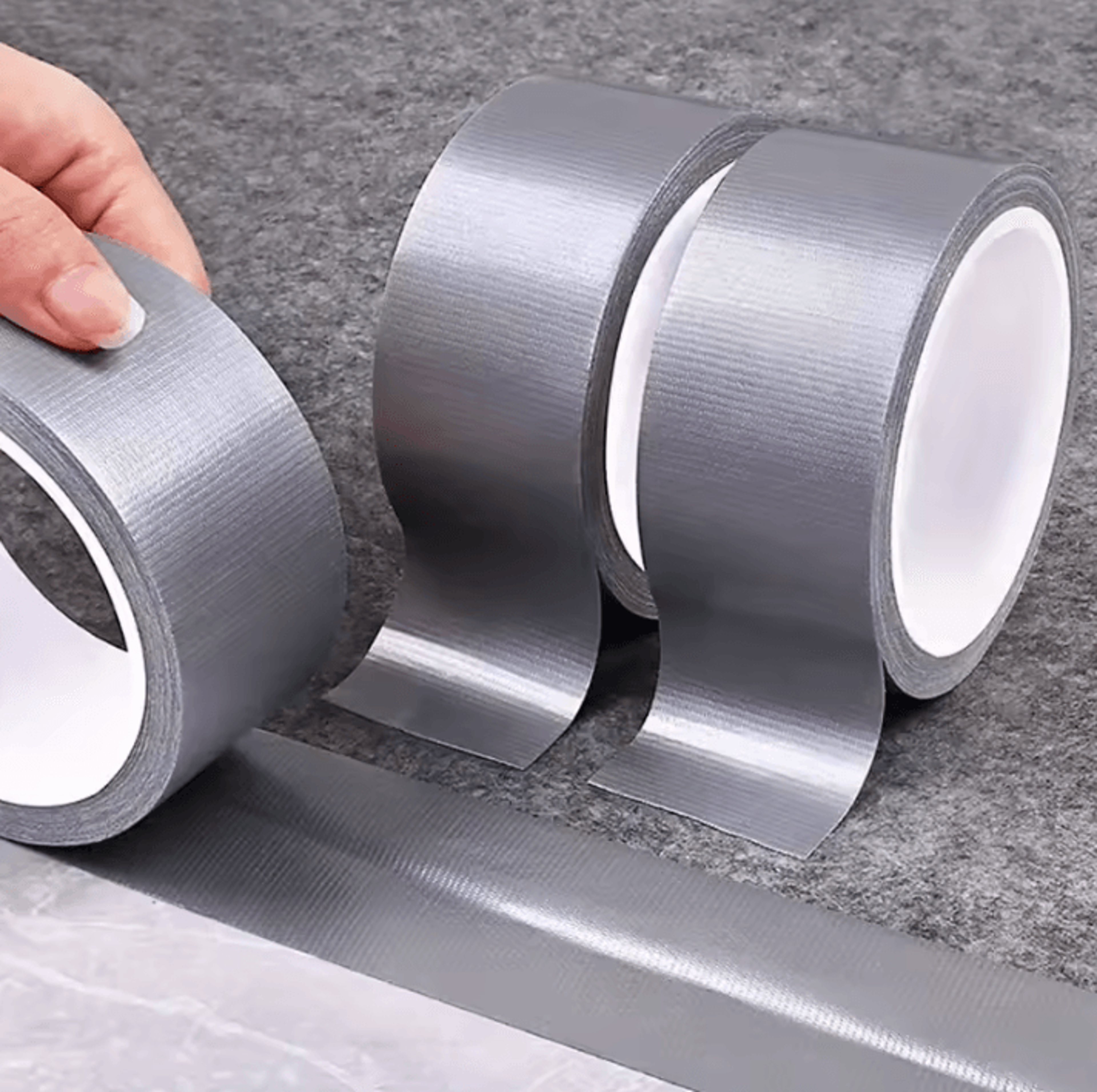 2Roll Heavy Duty Duct Tape  Super Sticky Cloth Tape For Carpet Binding Tape And Industrial Repairs 1
