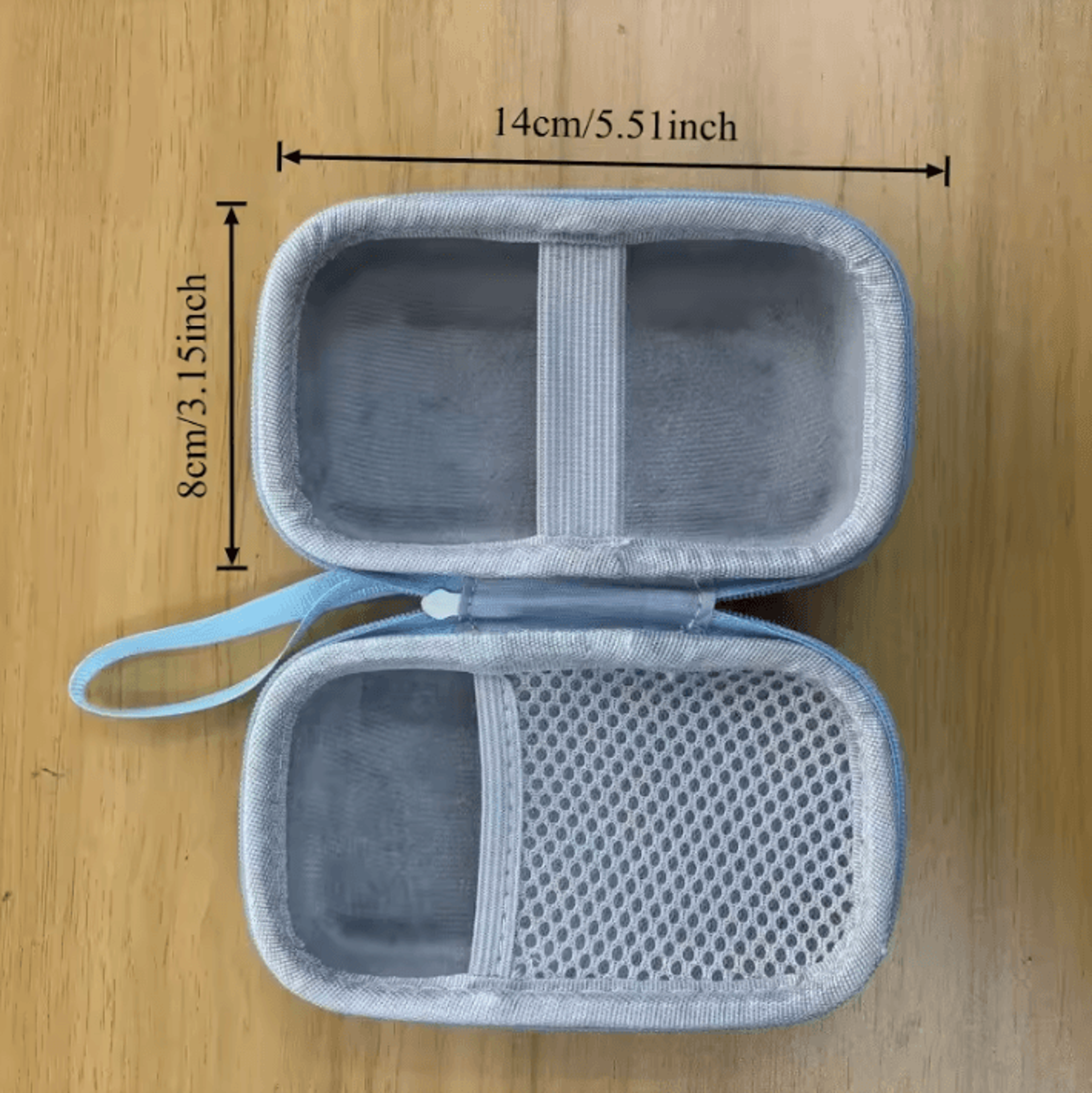 Durable Tech Accessory Storage Box  EVA Mesh Pocket Organizer With MultiCompartment Storage Bag  Zi 4