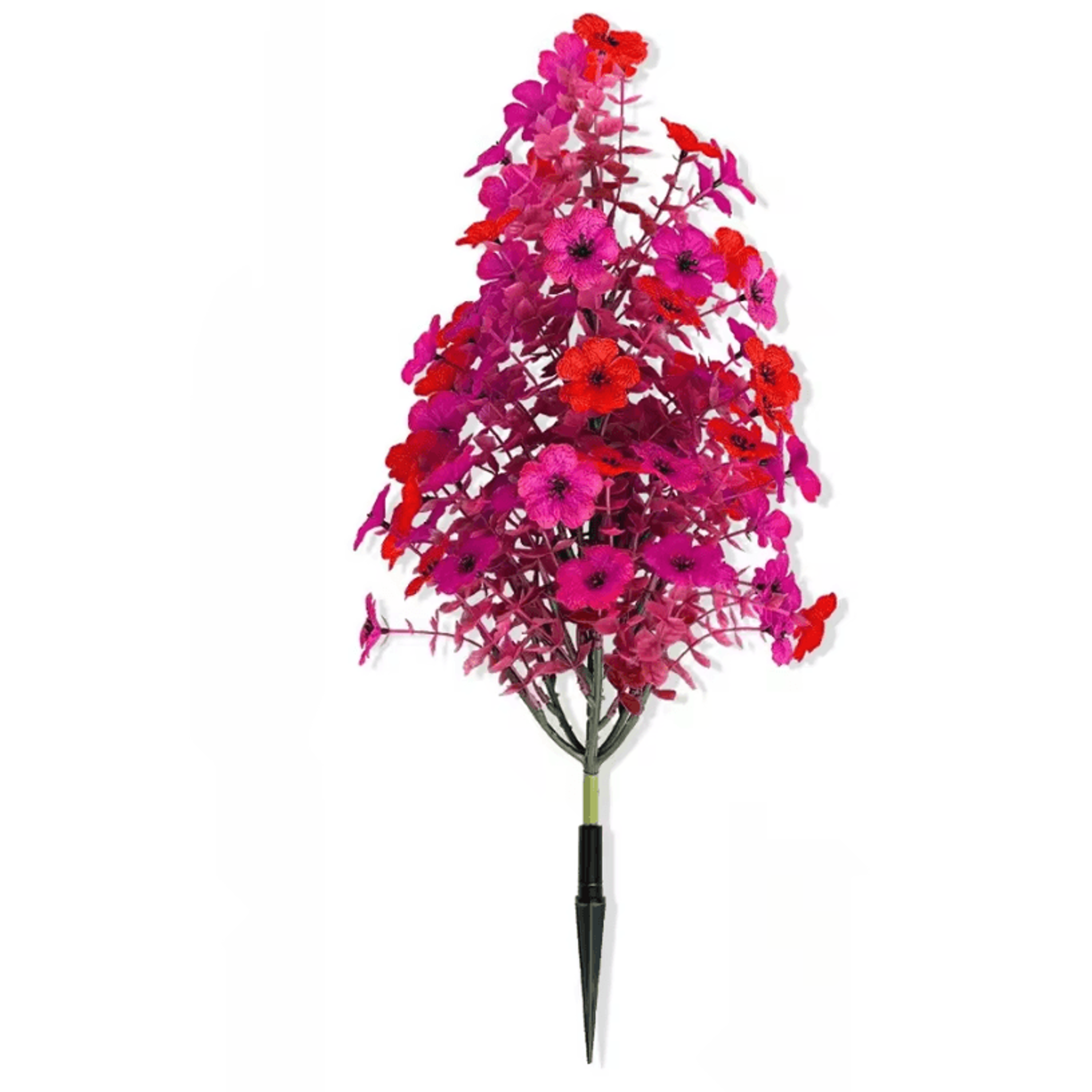 Lifelike Artificial Plant Garden Stake  Decorative Porch Ornament With Simulation Flower Lawn Decor 5