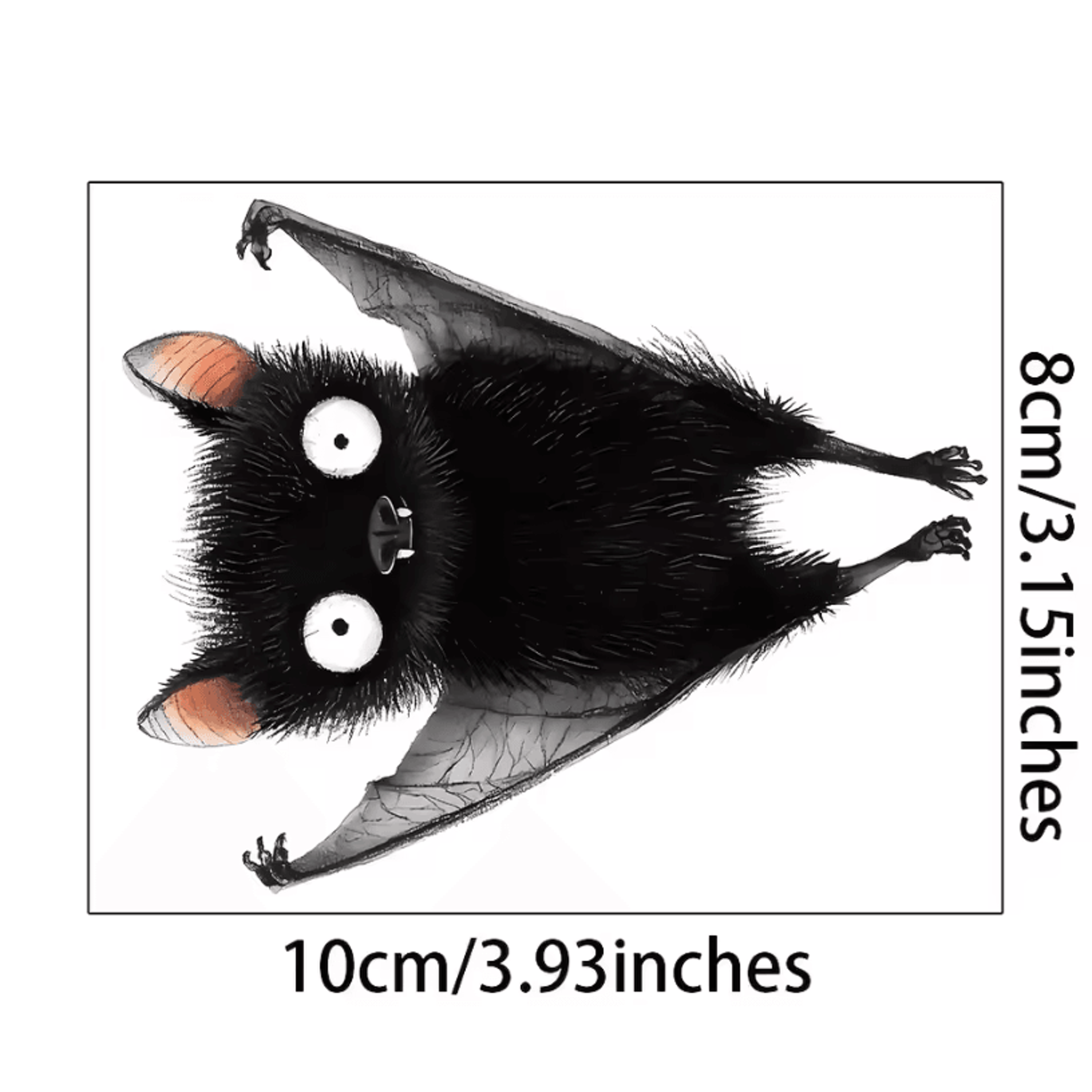 1Pc Funny Cartoon Switch Stickers  Funny Bat Wall Decals For Home Decor Sticker In Living Room And  5