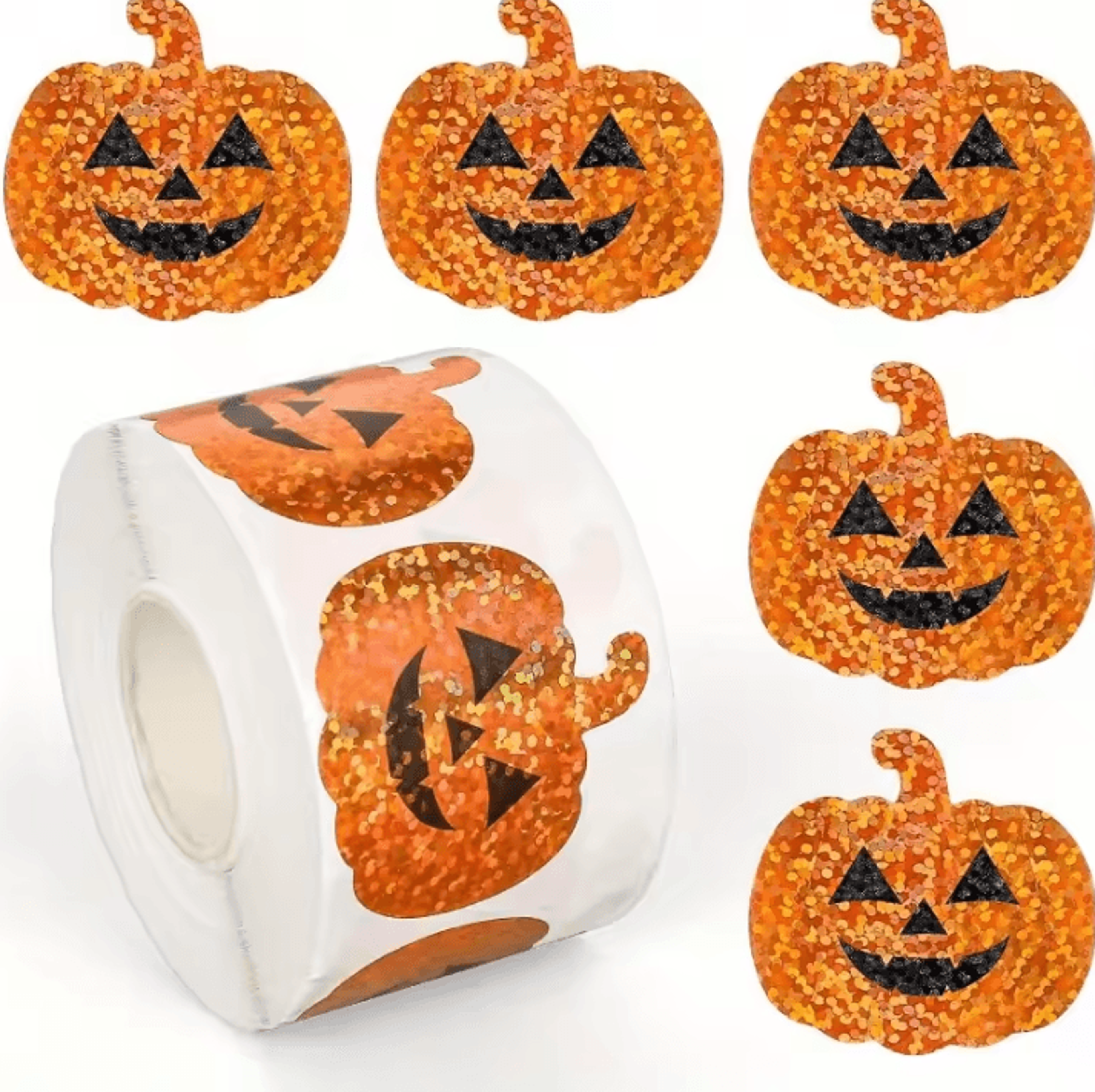 500Pcs Halloween Stickers Set  Holographic Ghost Stickers Waterproof For Party  Decoration Supplies 3