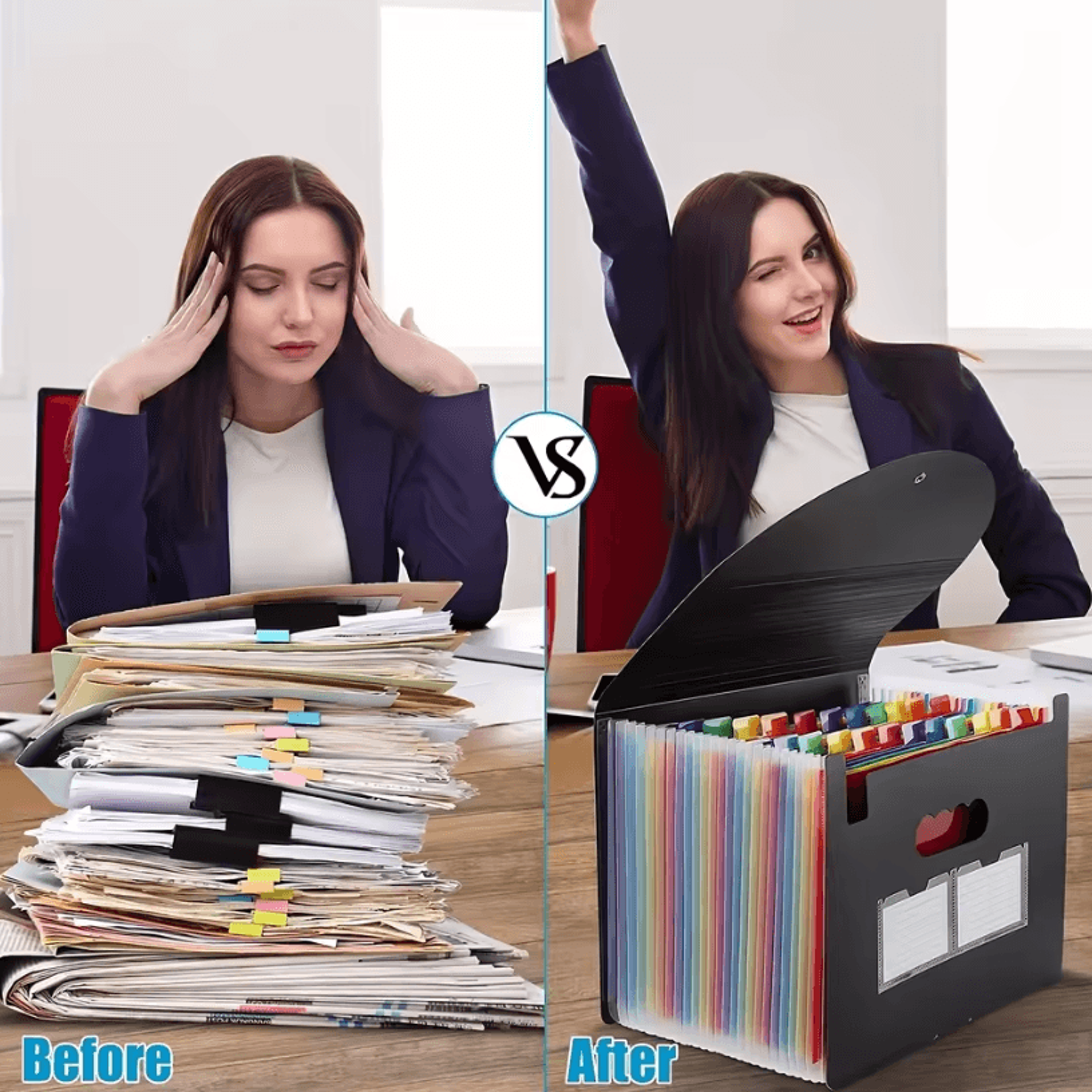 25Pocket Expandable File Organizer Folder  Receipt Organizer Folder For Office File Storage And Doc 2