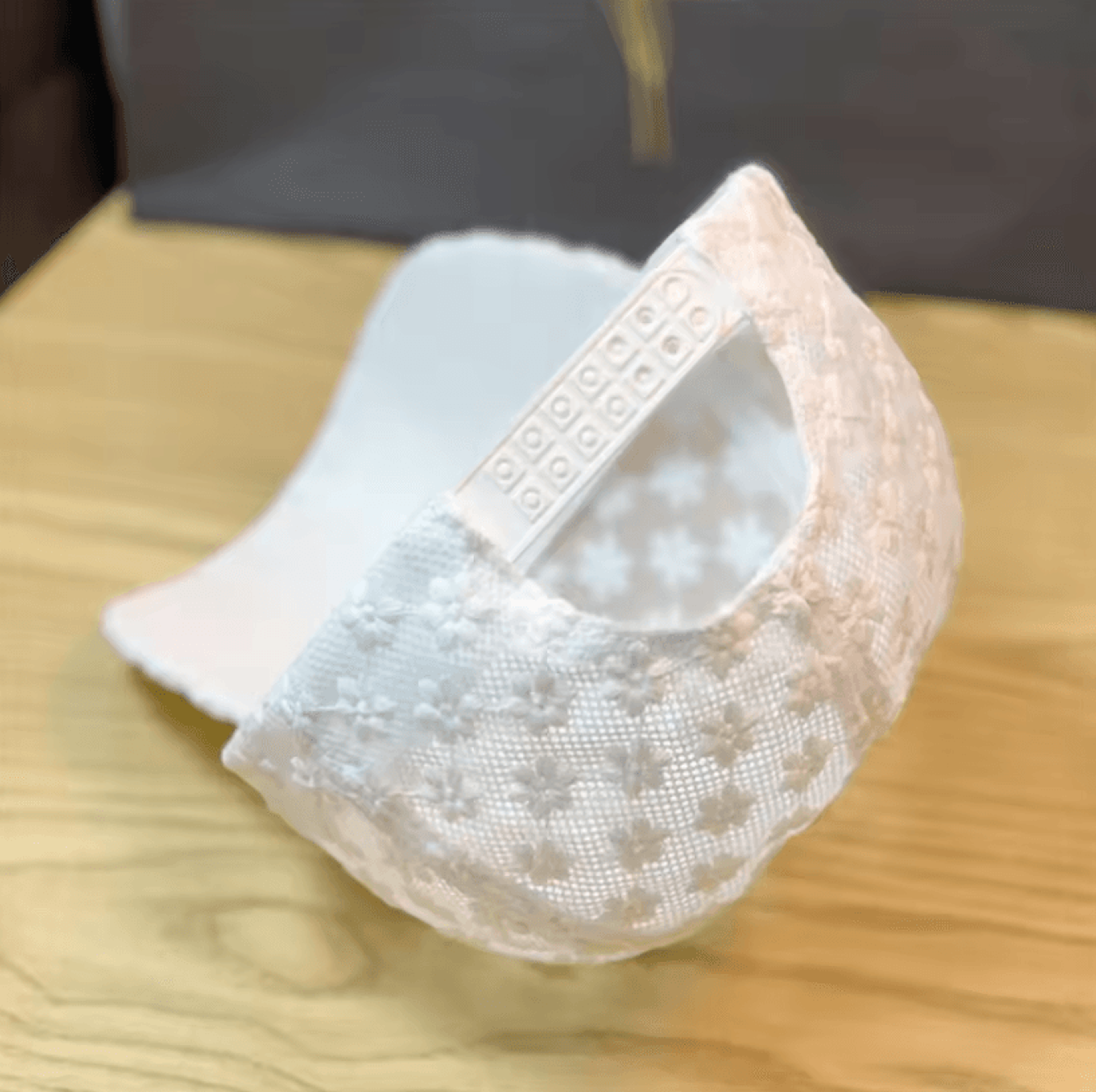 Lace Flower Baseball Cap Summer Sunscreen Breathable Hollow Sunshade Hat For Women 3