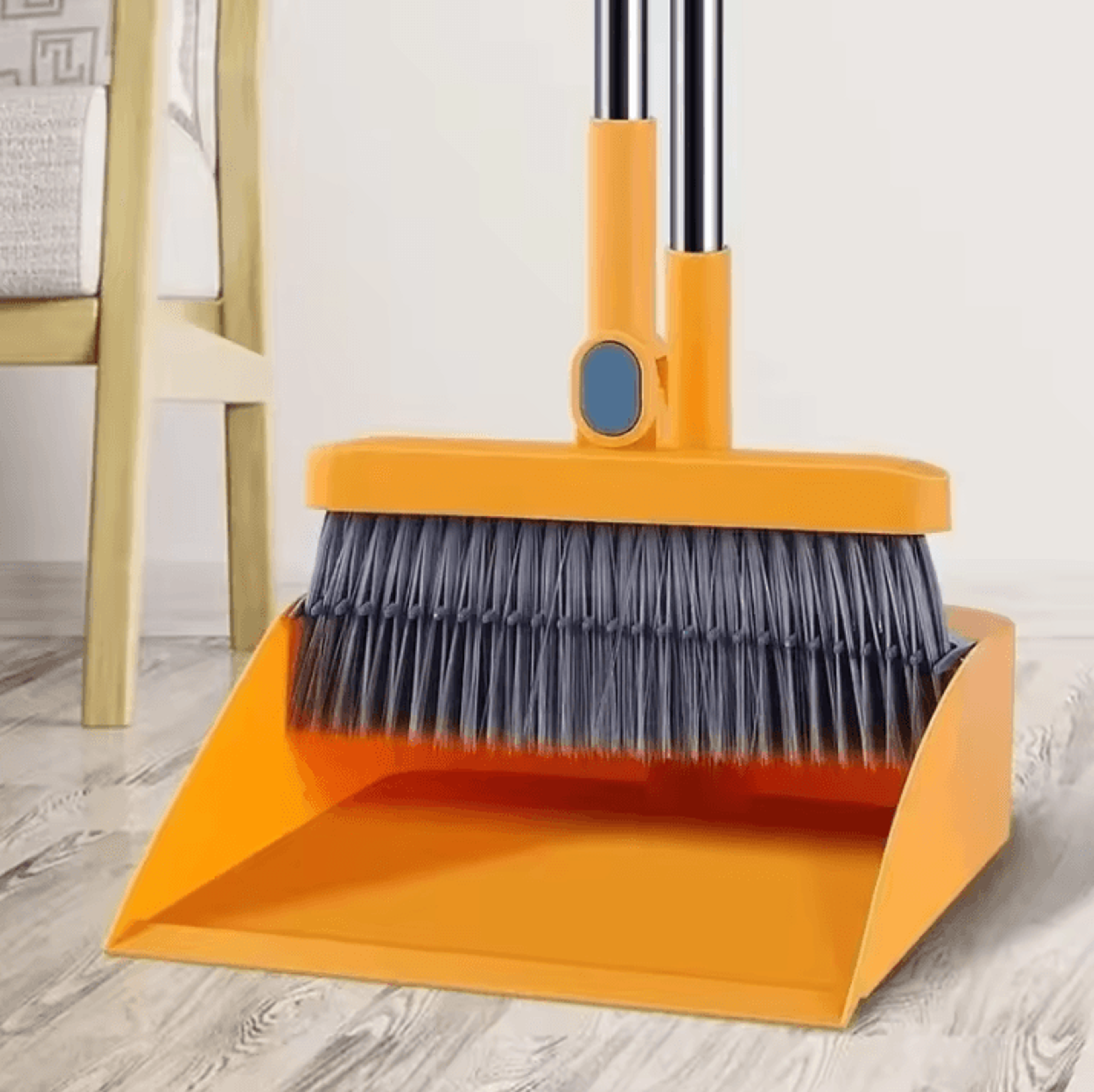 Household Broom And Dustpan Set With Foldable Dustpan And Individual Sweep Brush For Easy Home Clea 0