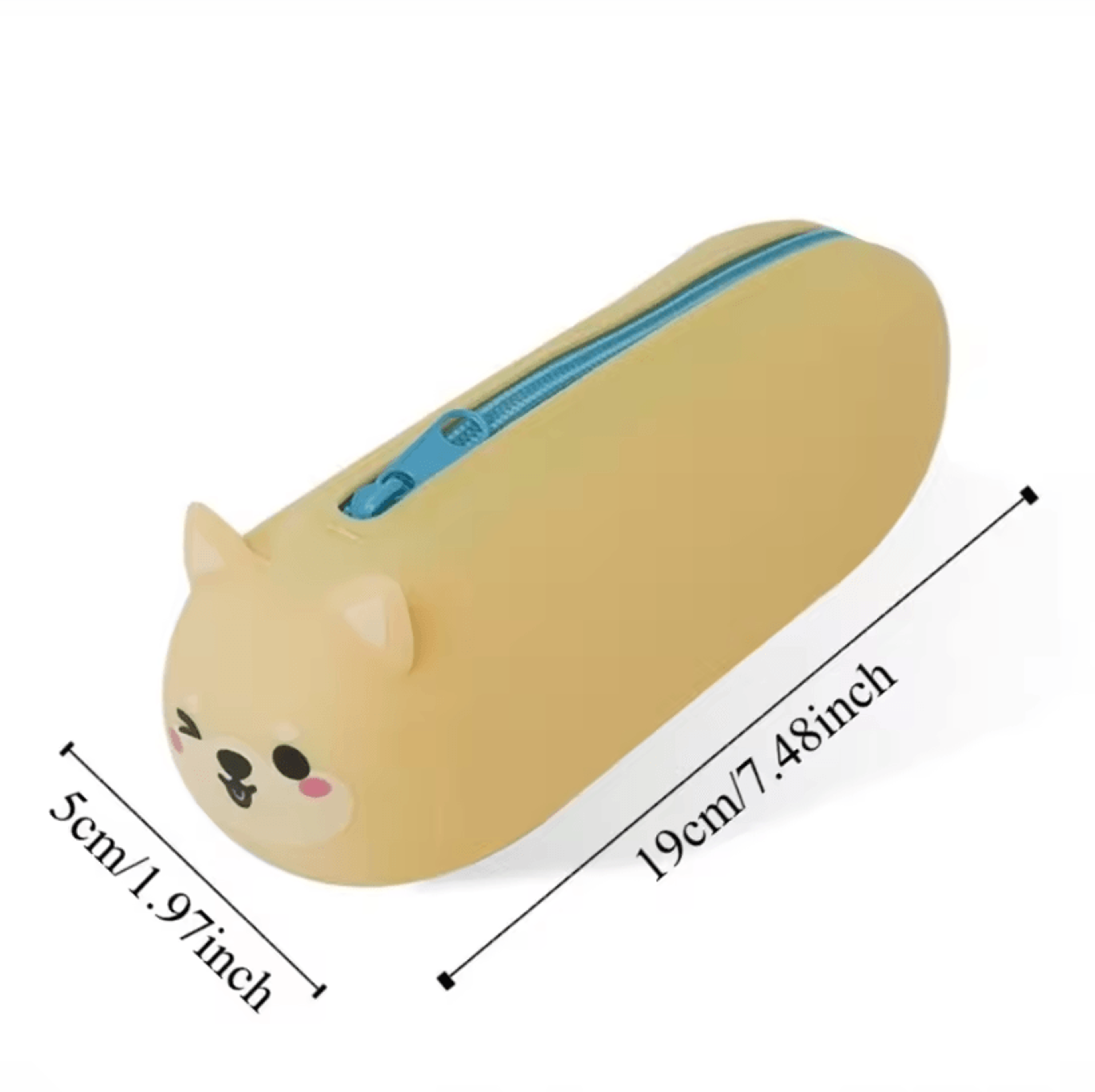 Large Capacity Cartoon Stationery Bag Soft Portable Pencil Case For School And Daily Use 3