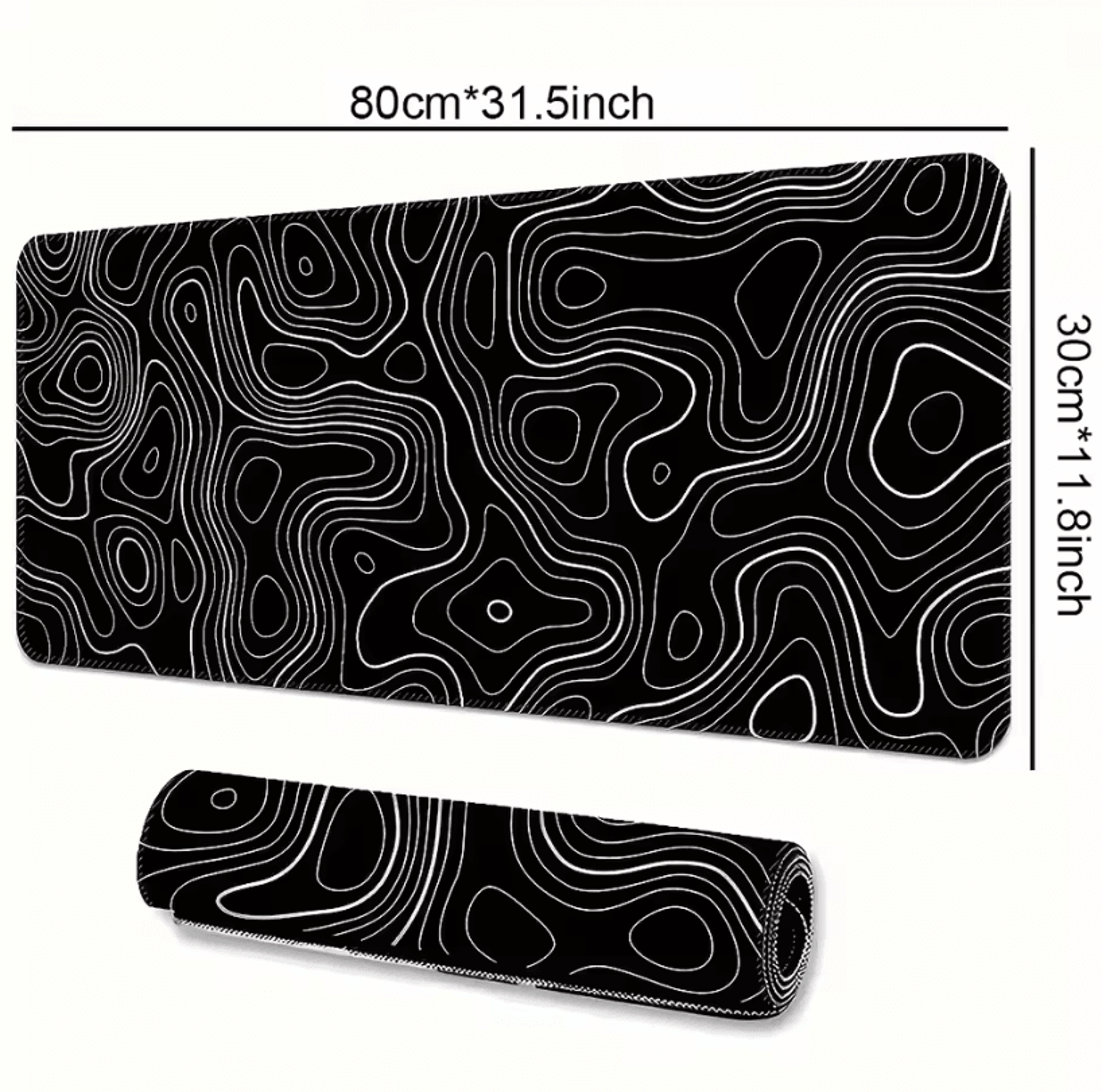 Large Extended Gaming Mouse Pad With Stitched Edges And NonSlip Rubber Base For Desk 8