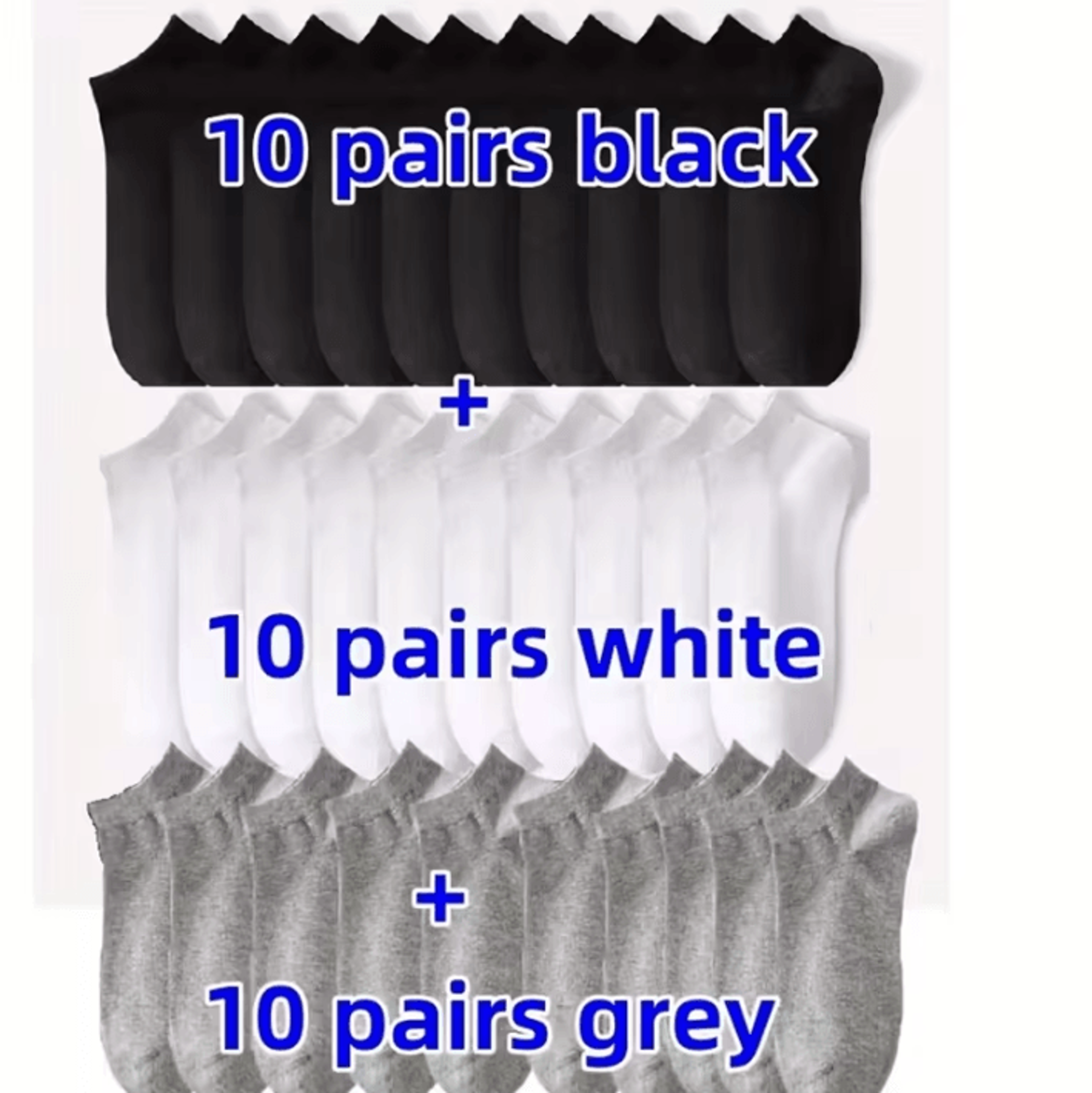 Unisex Comfortfit Ankle Socks Breathable Lightweight Socks For Sports And Daily Wear 14
