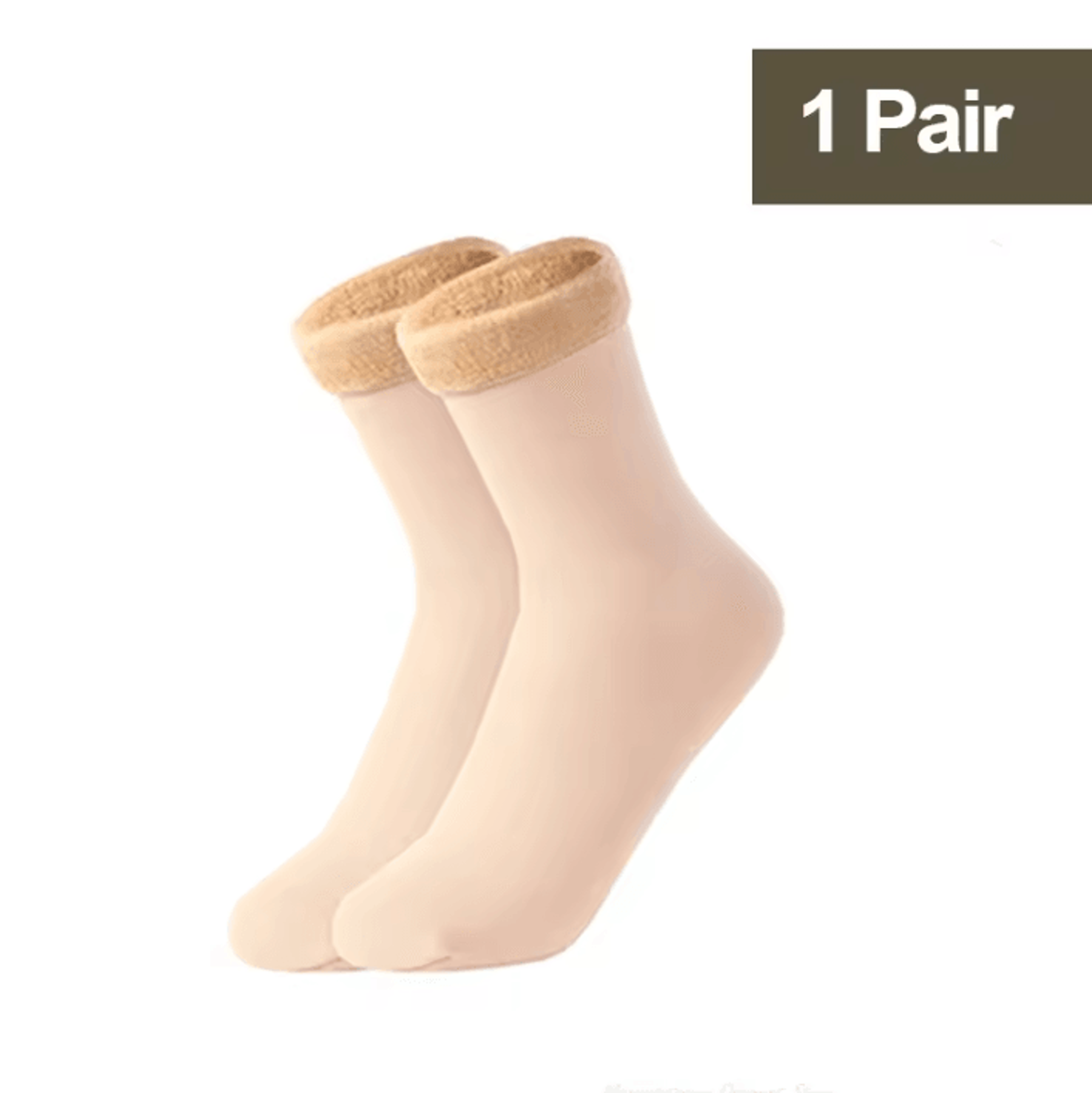 Womens Thermal Socks For Women Winter Warm Fleece Short Cashmere Wool Snow Velvet Floor Socks 6