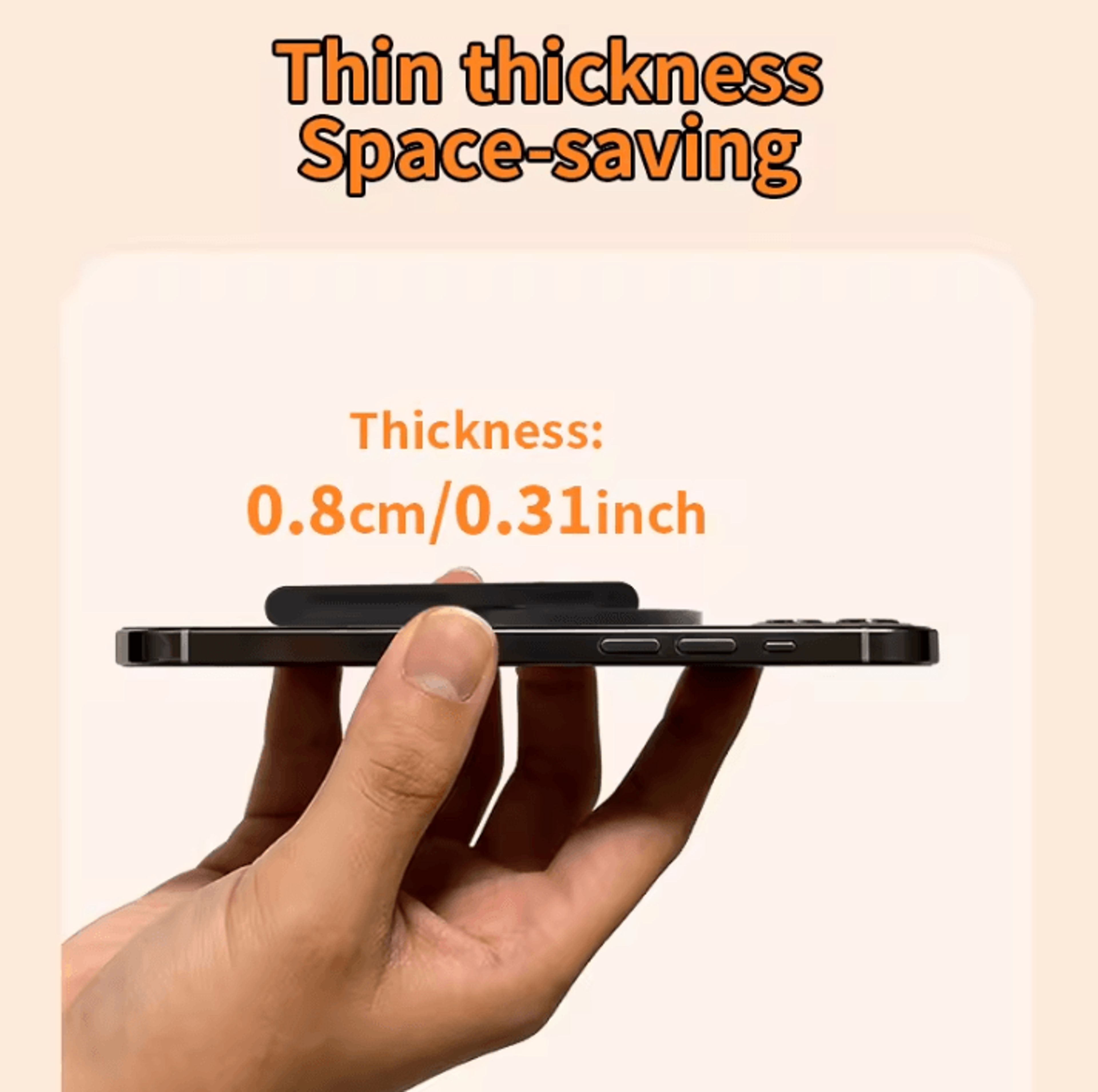 Foldable Portable Magnetic Phone Stand  Universal Foldable Tripod Phone Mount For MagSafe IPhone  A 4