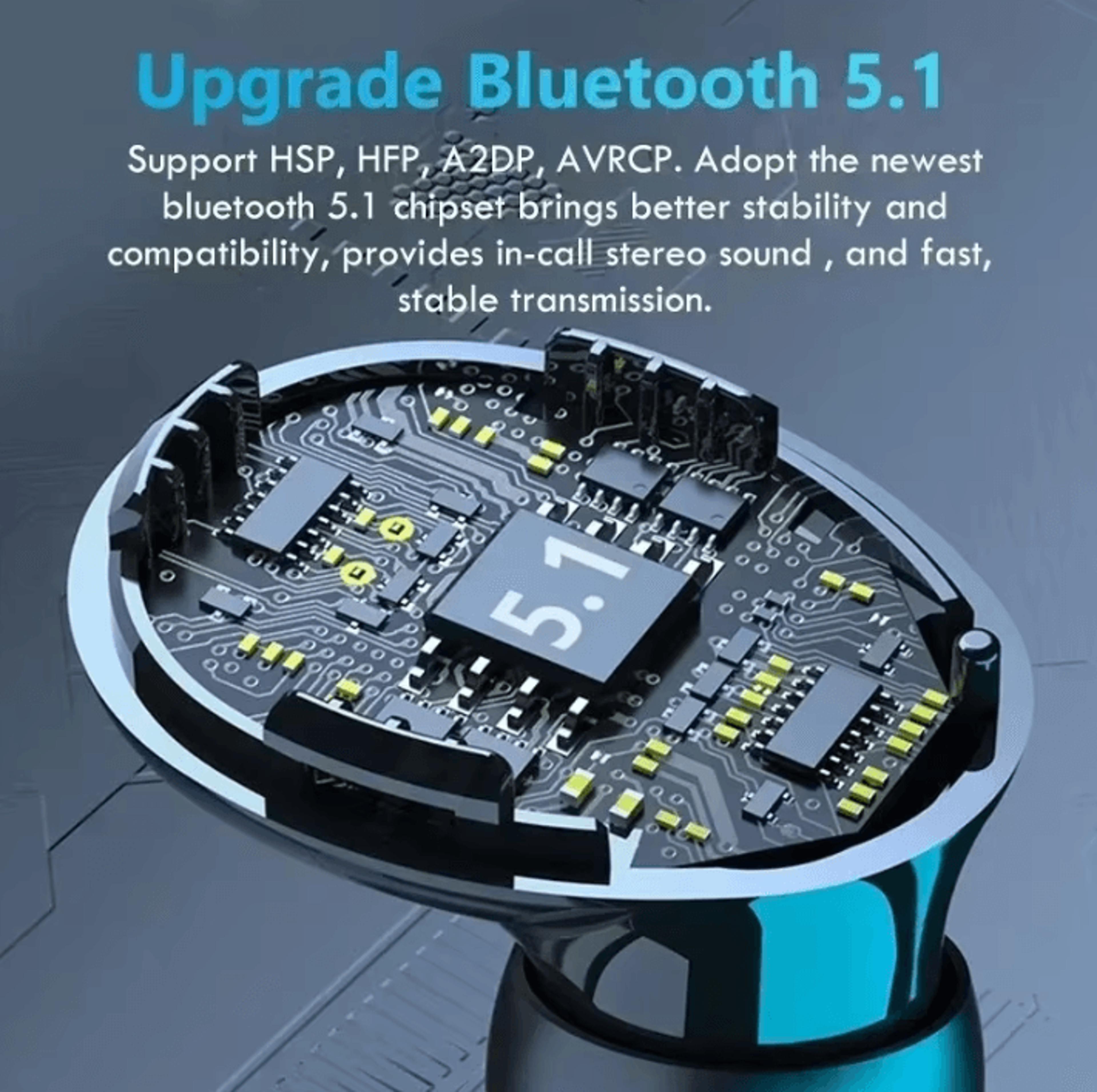 Original M10 Bluetooth Wireless Headphones  Sports NoiseCanceling Stereo Earbuds With Microphone 2
