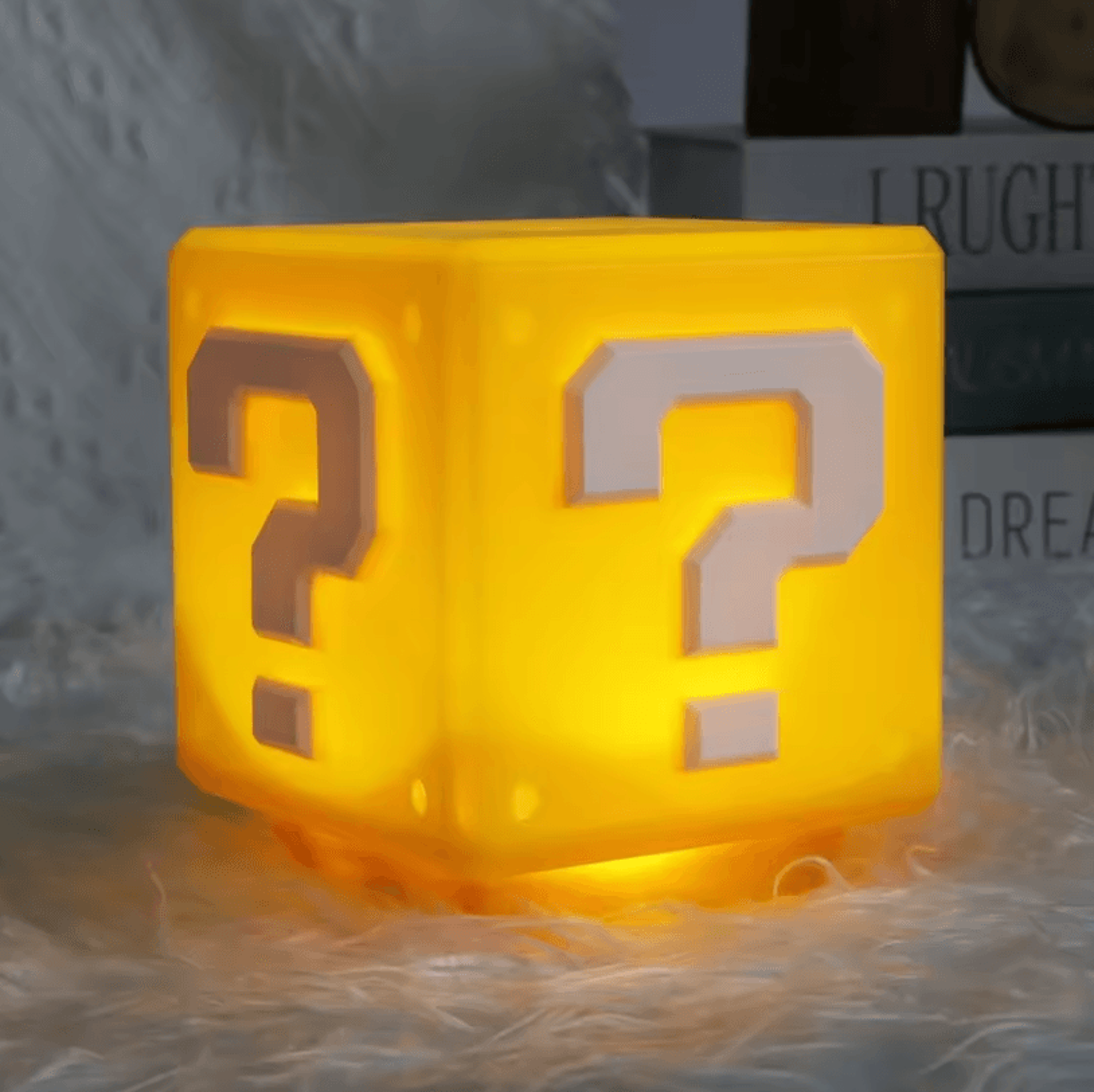 LED Question Mark Night Light With Music  USB Rechargeable Anime Bedroom Lamp For Children 3