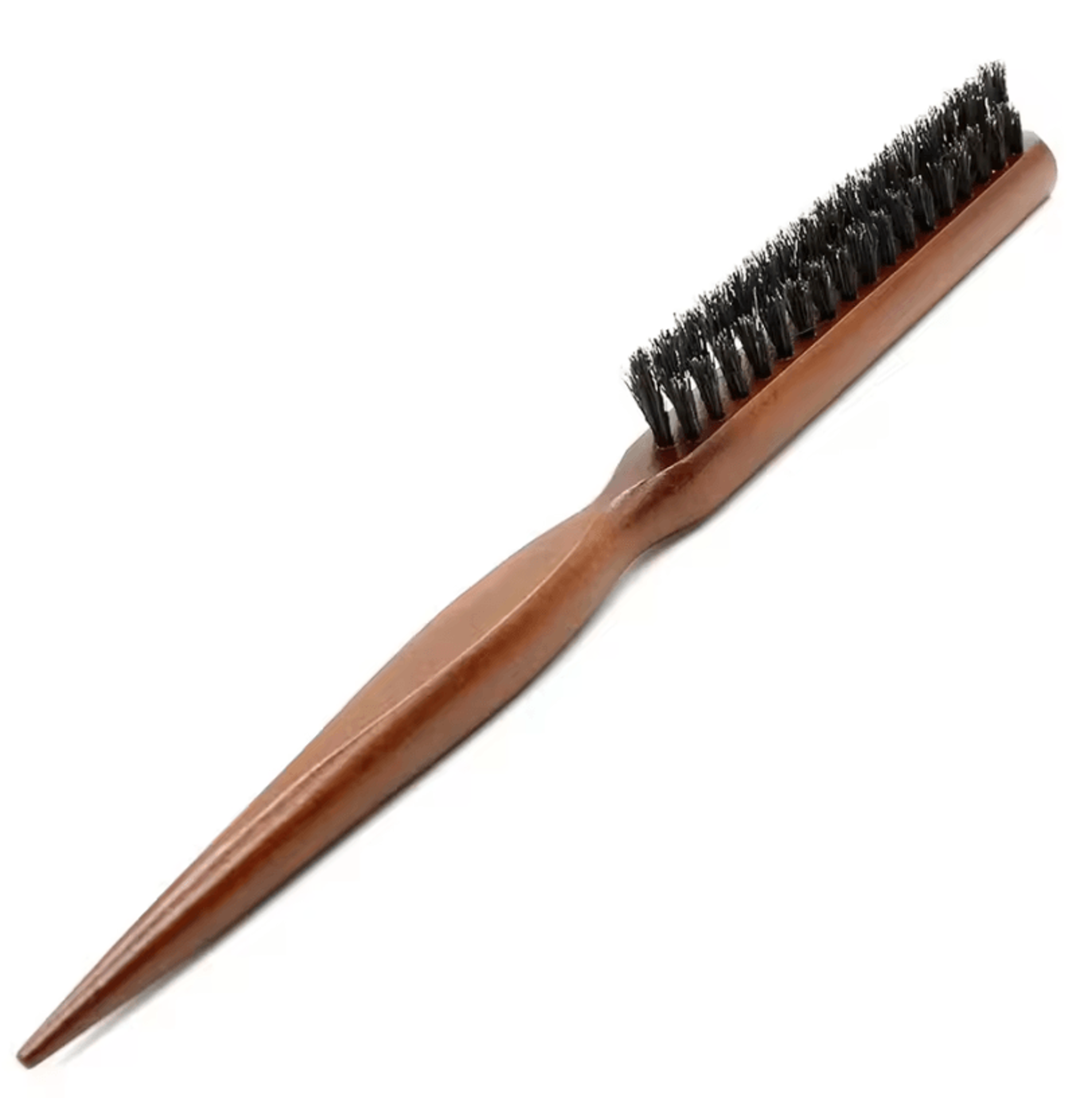 Natural Boar Bristle Hair Brush With AntiStatic Wood Handle Comb For Scalp Massage And Hair Styling 0