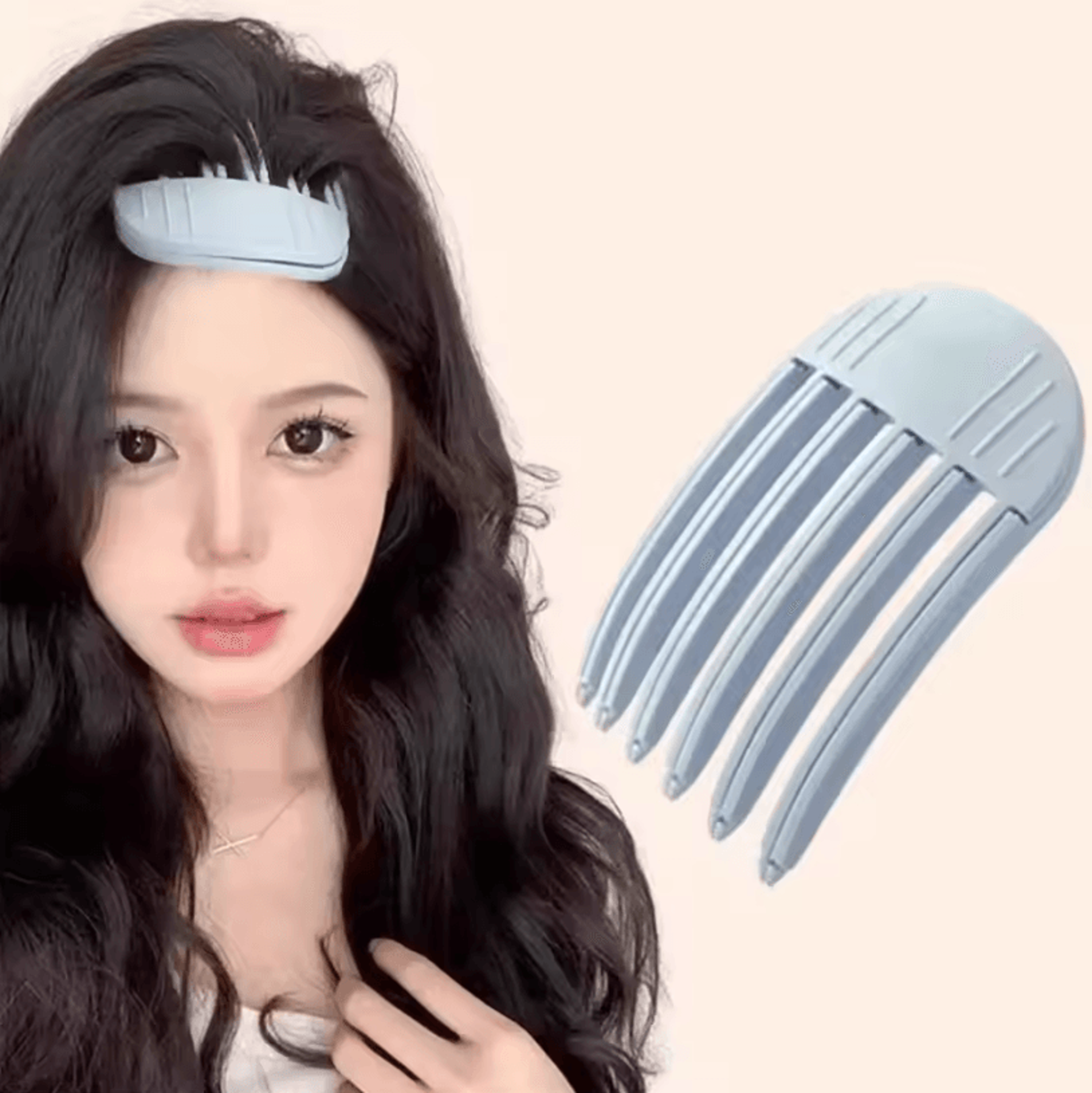 Fluffy Hair Clip Set For Men And Women Quick Fluffy Hair Clip With Bangs Hair Styling Roll Salon To 4