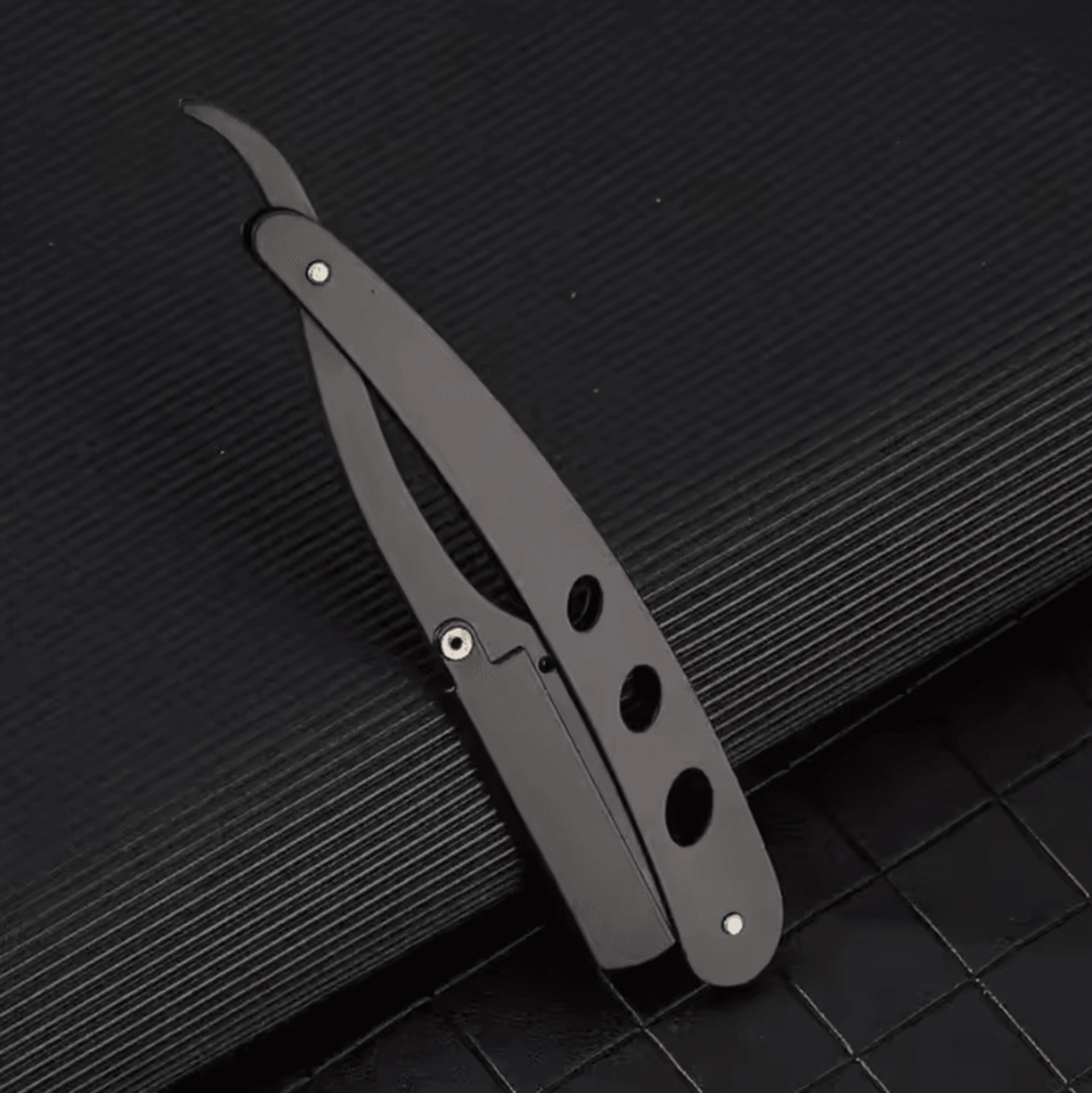 Barbershop AllSteel Razor Stainless Steel Trimmer Manual Knife With Razor Knife Holder For Hair And 0