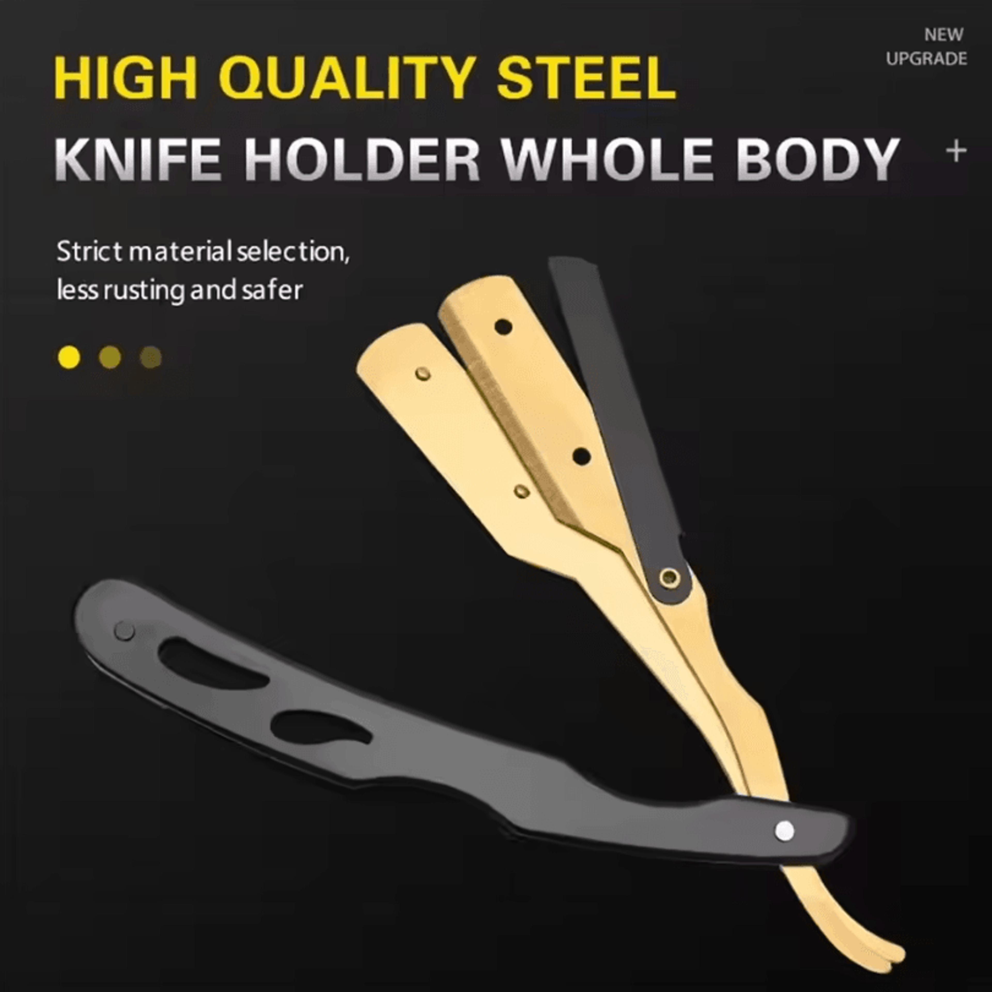 Marseilis Professional Shaving Knife Manual Shaver With Stainless Steel Straight Edge Razor And Sha 2