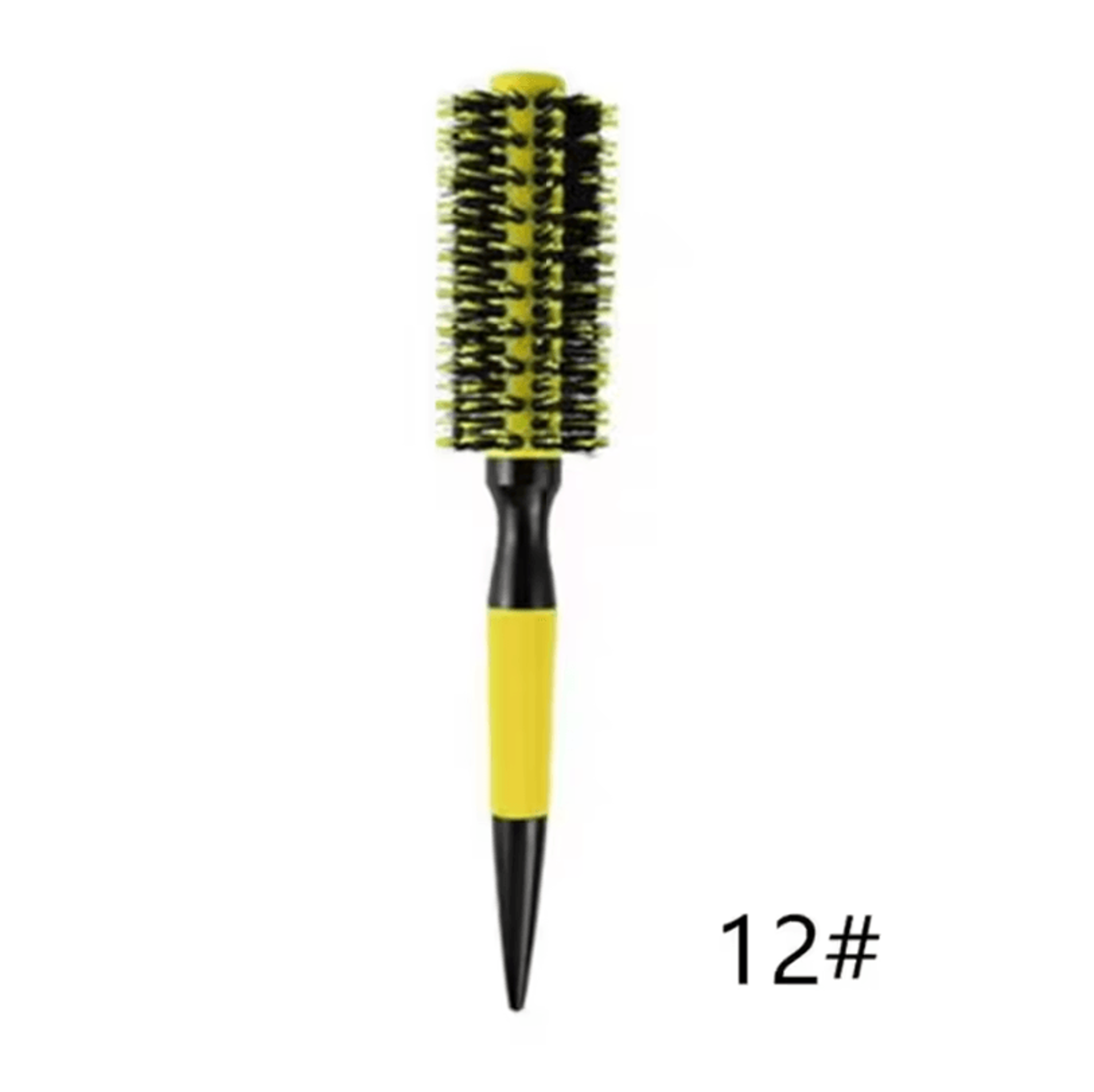 Professional Rolling Hair Brush With Nylon Bristle And Aluminum Barrel Round Comb  Barbershop And H 7