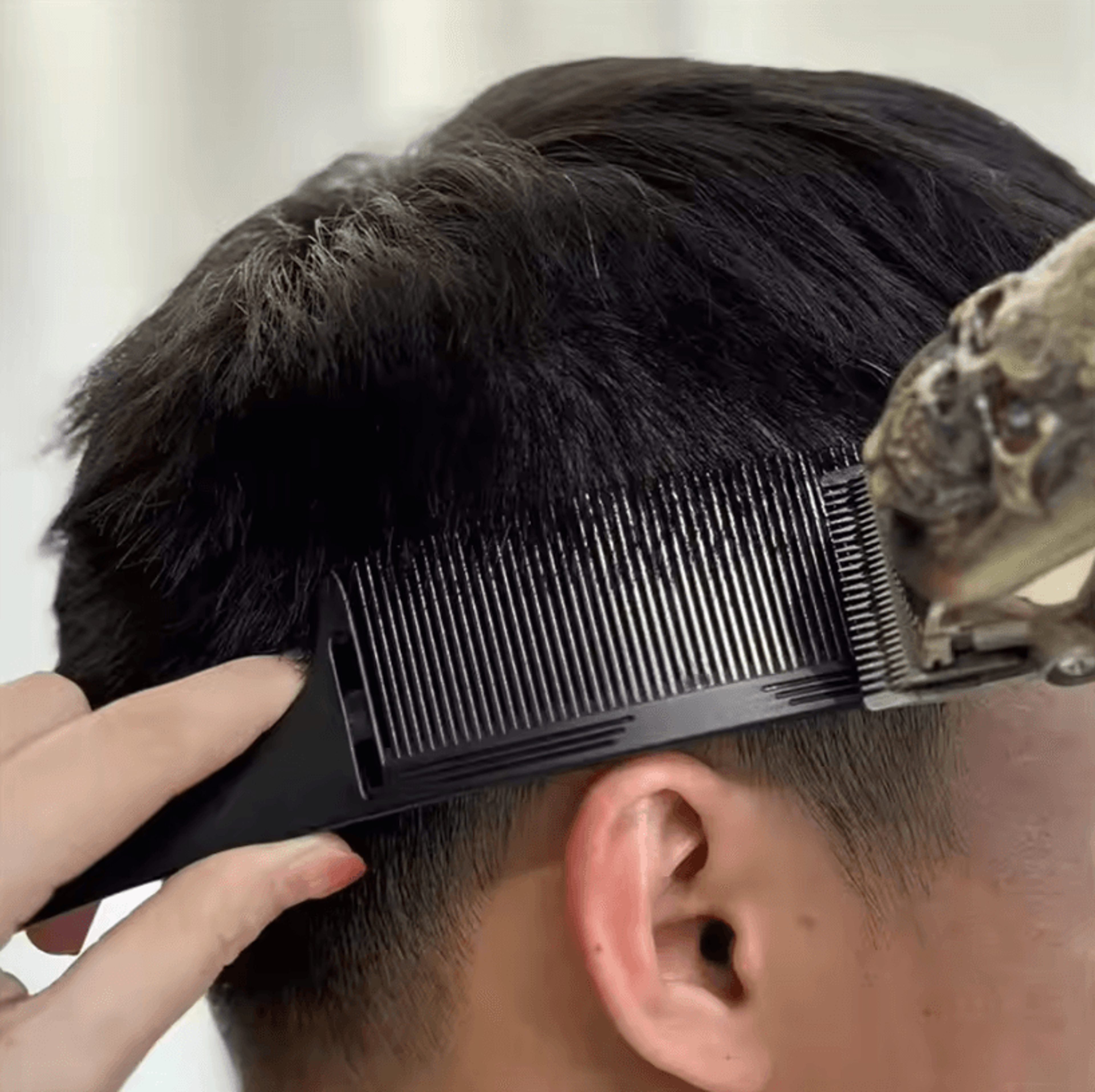 Professional Curved Barber Comb For Flat Top And Precision Haircuts 1