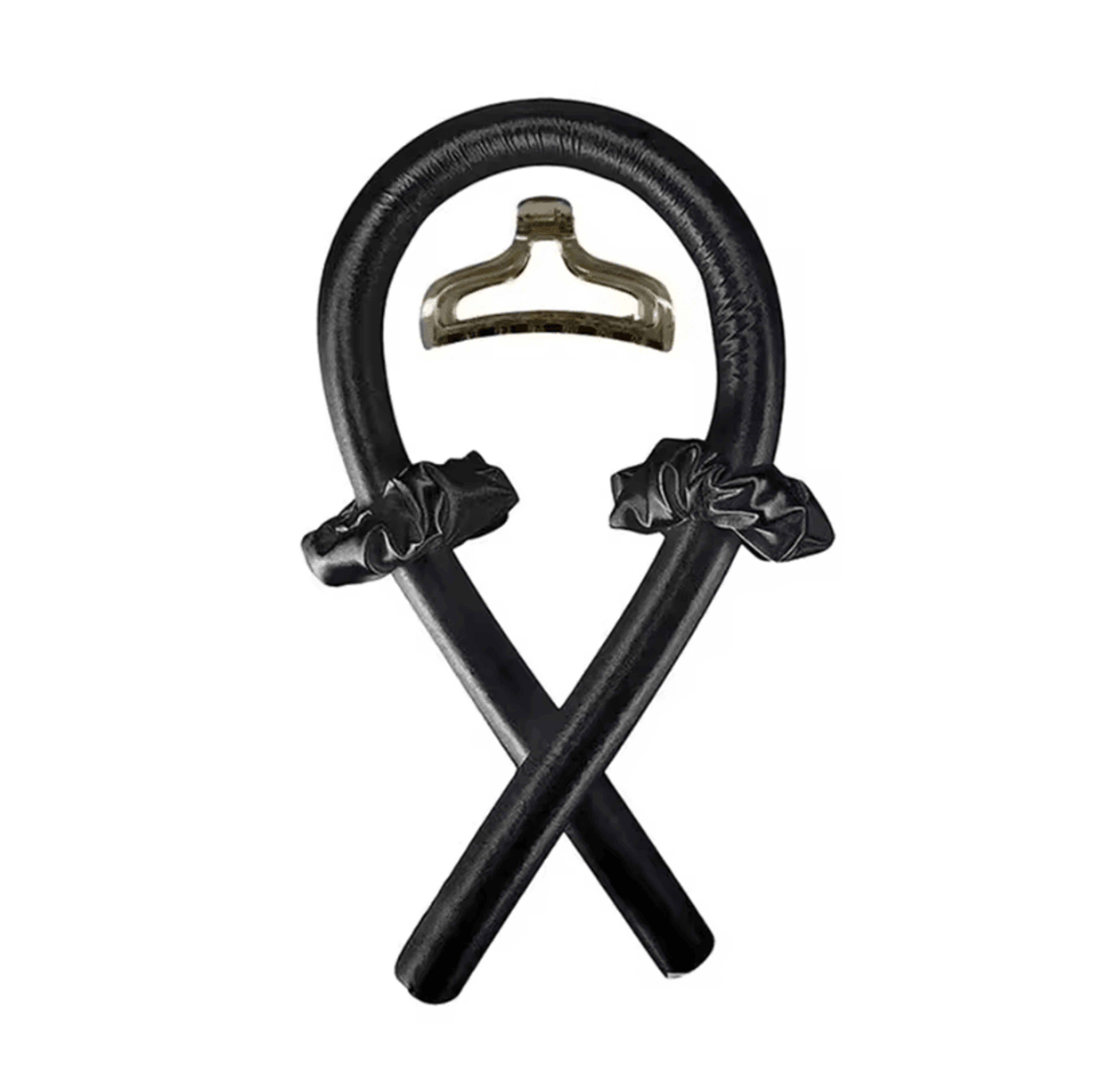 Heatless Hair Curling Headband With Silk Ribbon For Soft Overnight Curls 9