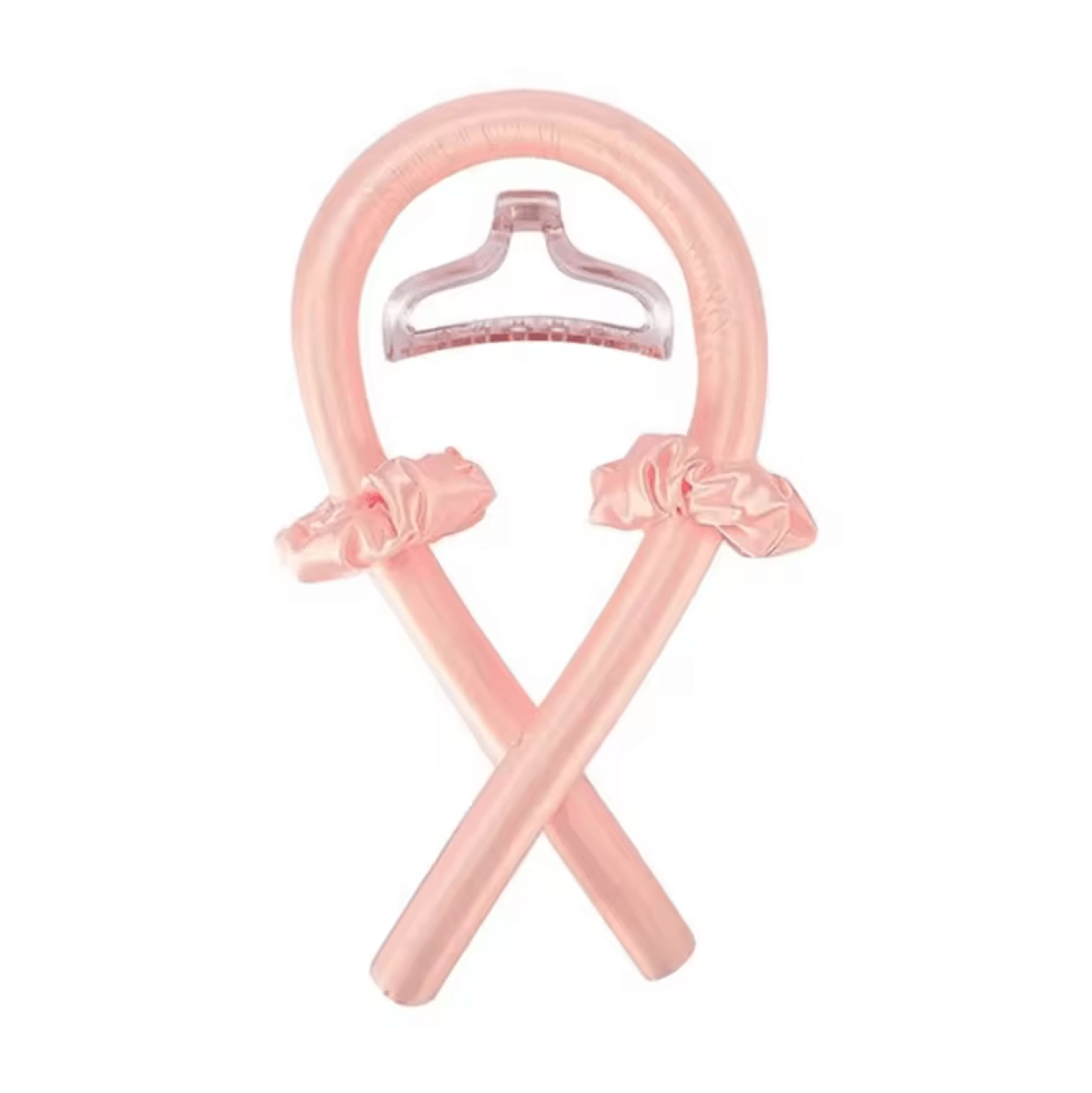Heatless Hair Curling Headband With Silk Ribbon For Soft Overnight Curls 18