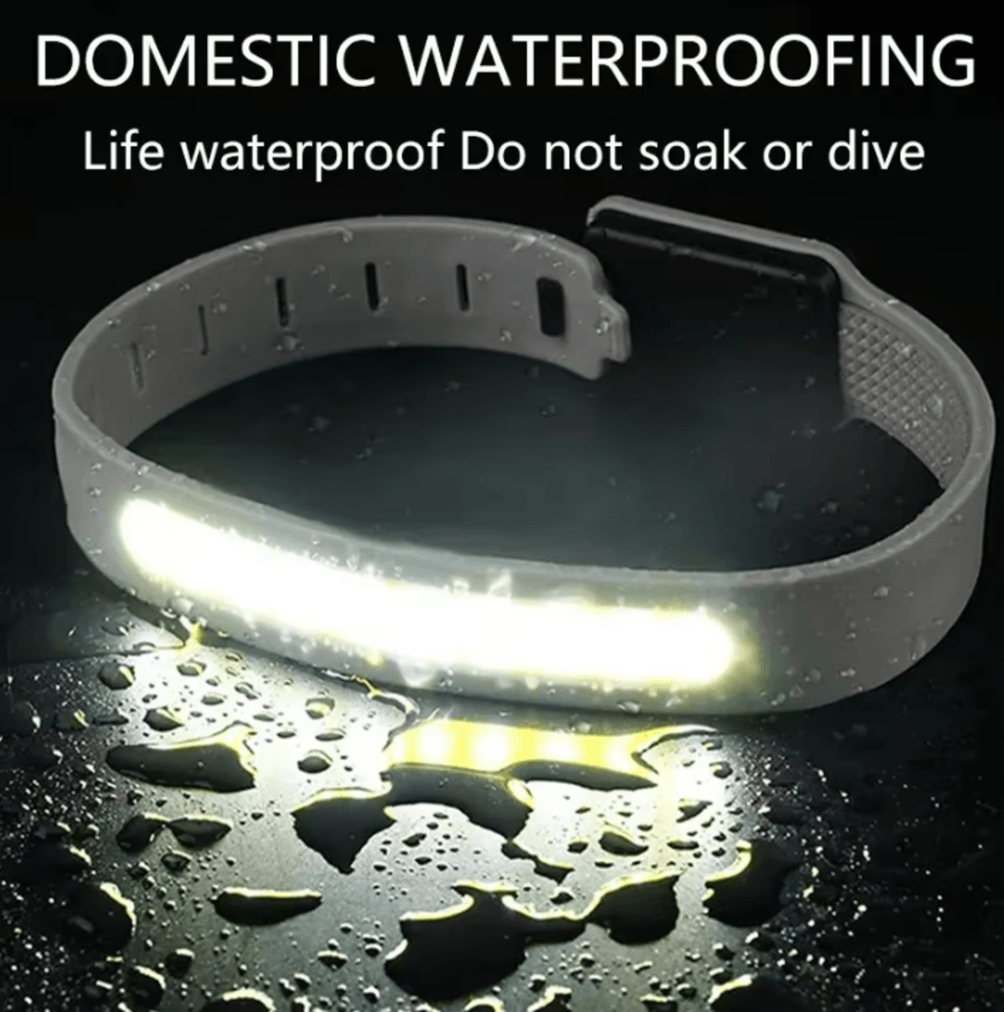COB LED Armband Light 500LM USB TypeC Rechargeable Safety Light For Running And Cycling 1