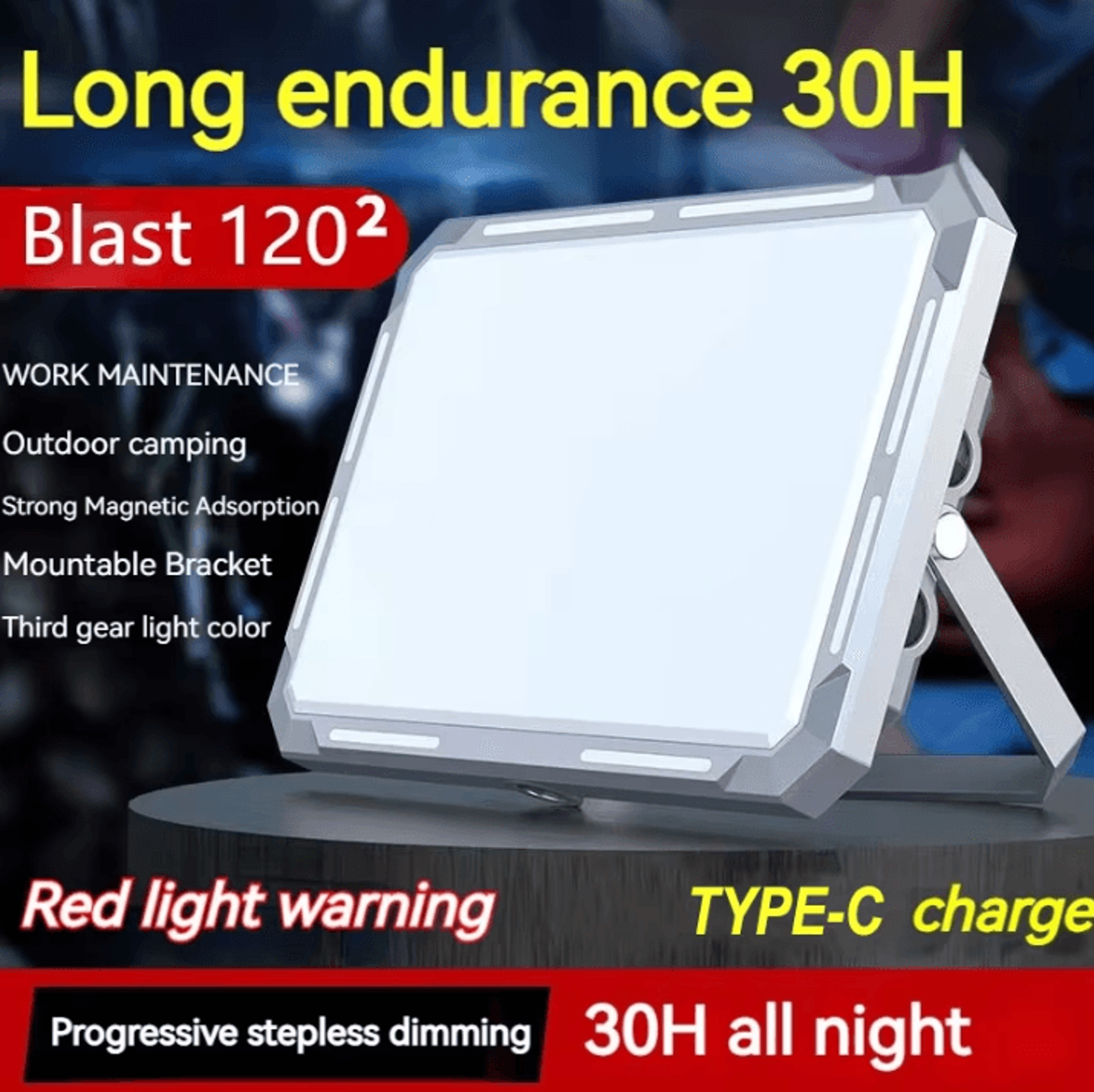 LED Rechargeable Camping Tent Light And High Power Outdoor Searchlight 0