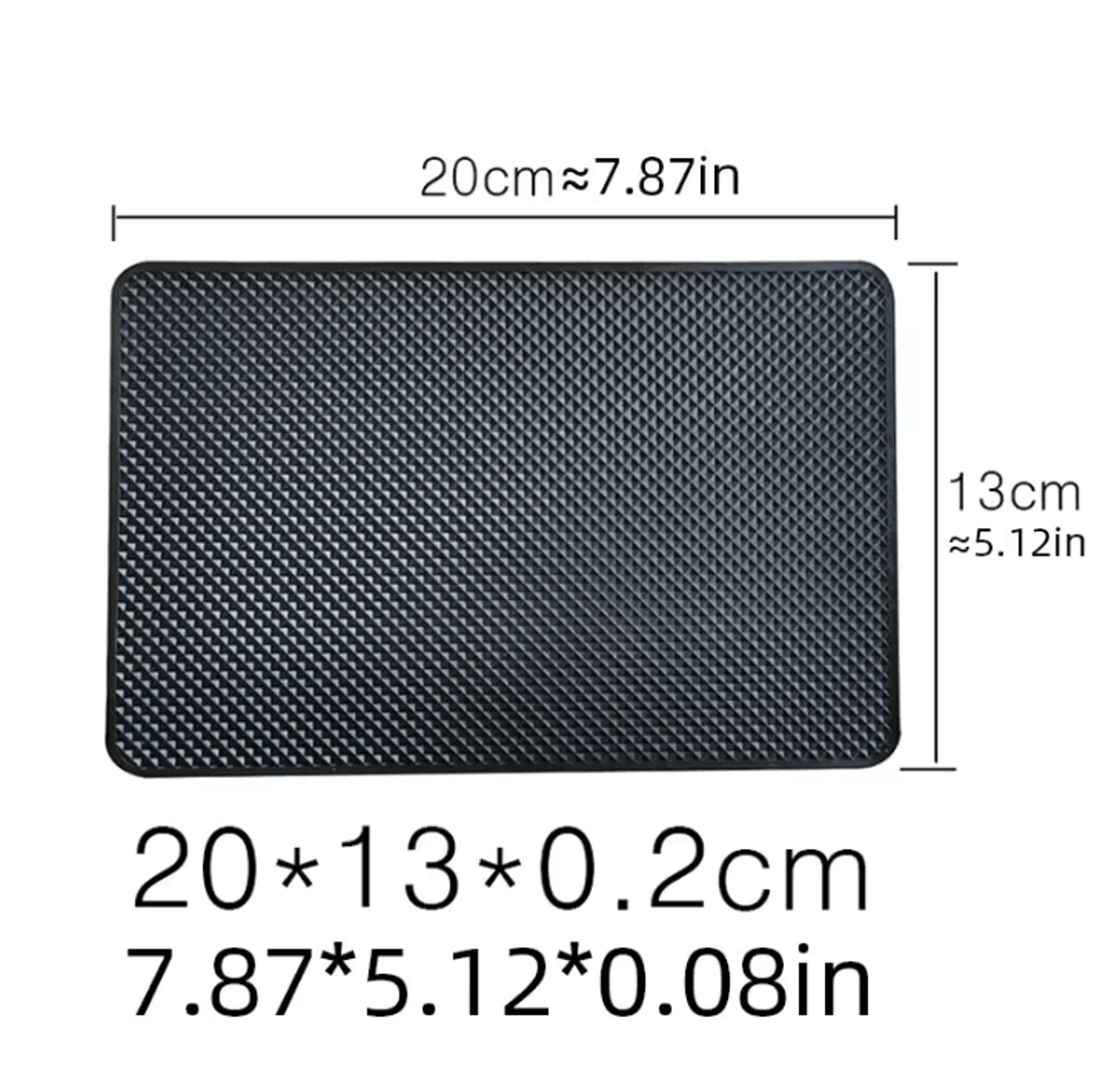NonSlip Car Dashboard Mat Heat Resistant Sticky Pad For Phone Sunglasses And Small Items 5