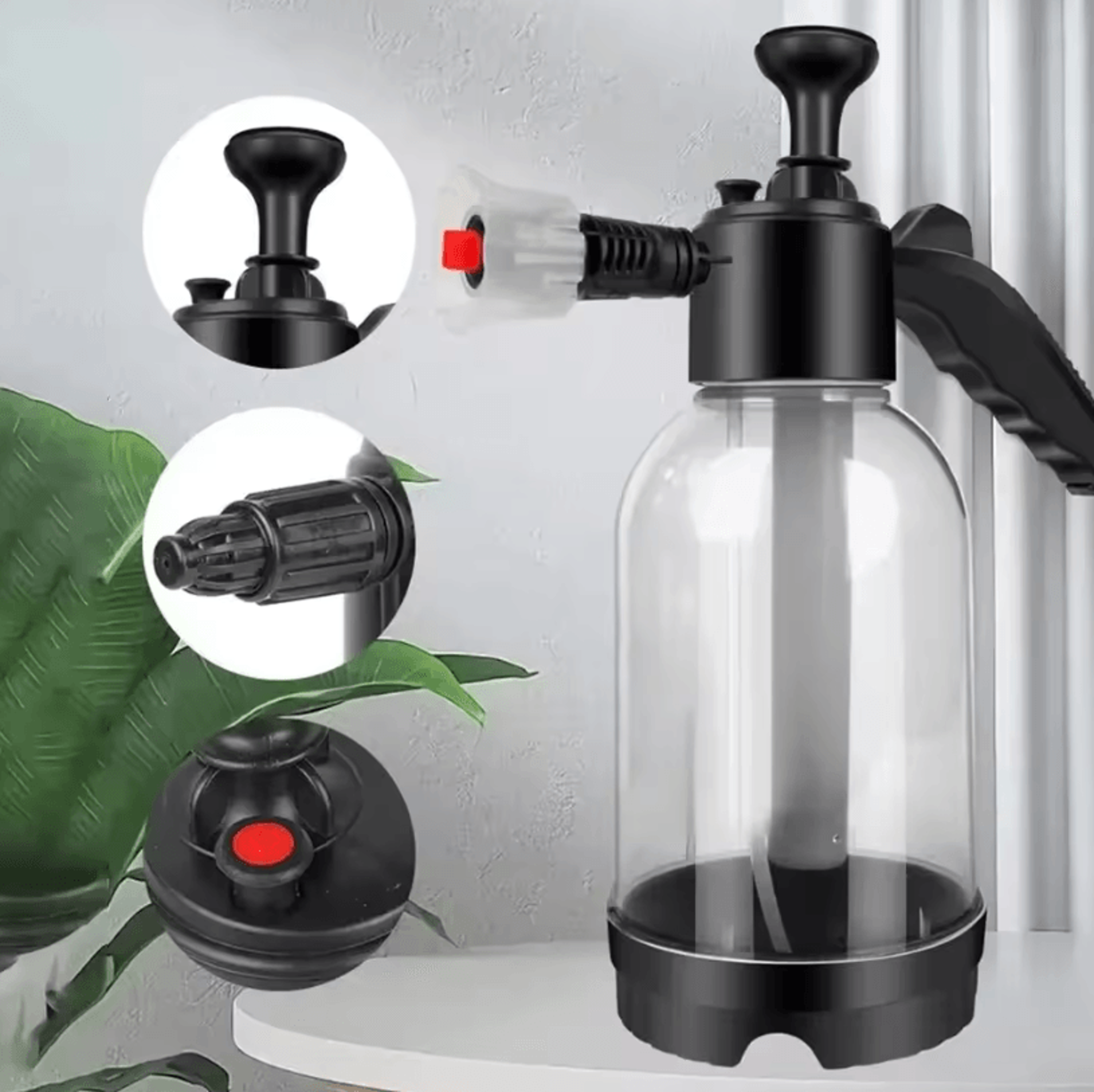 2L HandHeld Foam Sprayer Car Wash And Cleaning Tool With Air Pressure 3