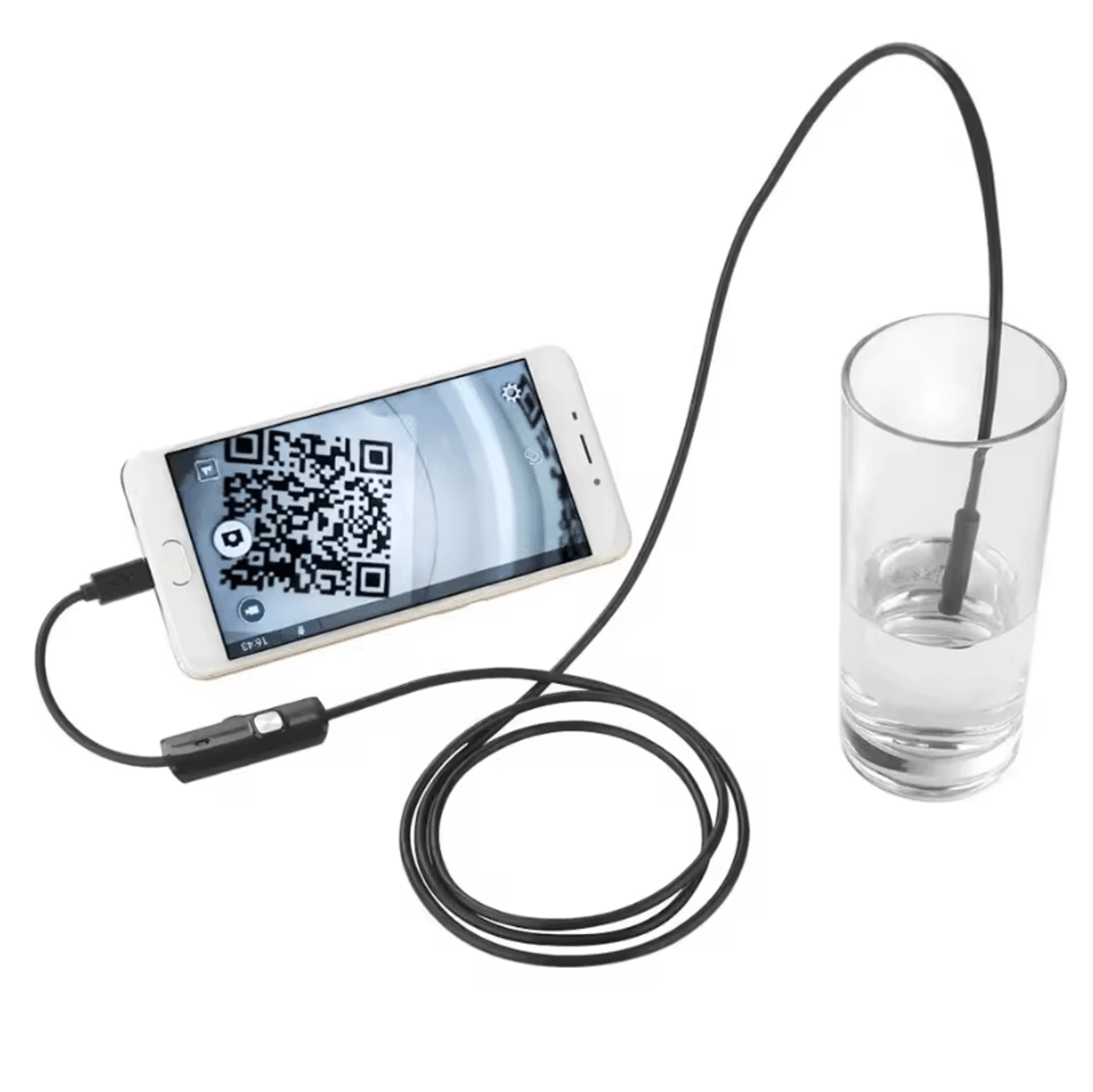 55 MM 2M Long 3 In 1 Android Endoscope Inspection Camera With USB Micro USB And TypeC Connectivity 3