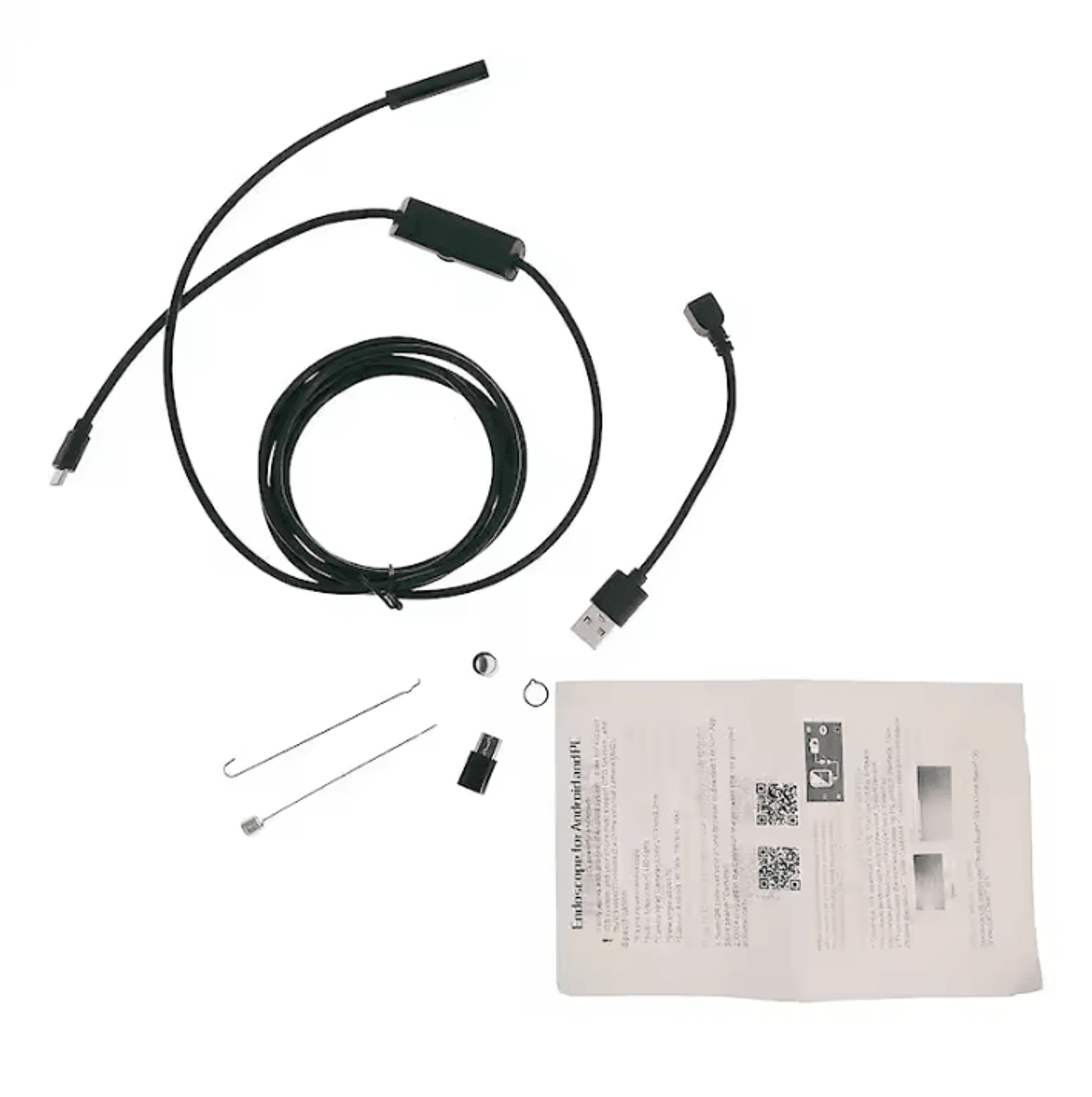 55 MM 2M Long 3 In 1 Android Endoscope Inspection Camera With USB Micro USB And TypeC Connectivity 5