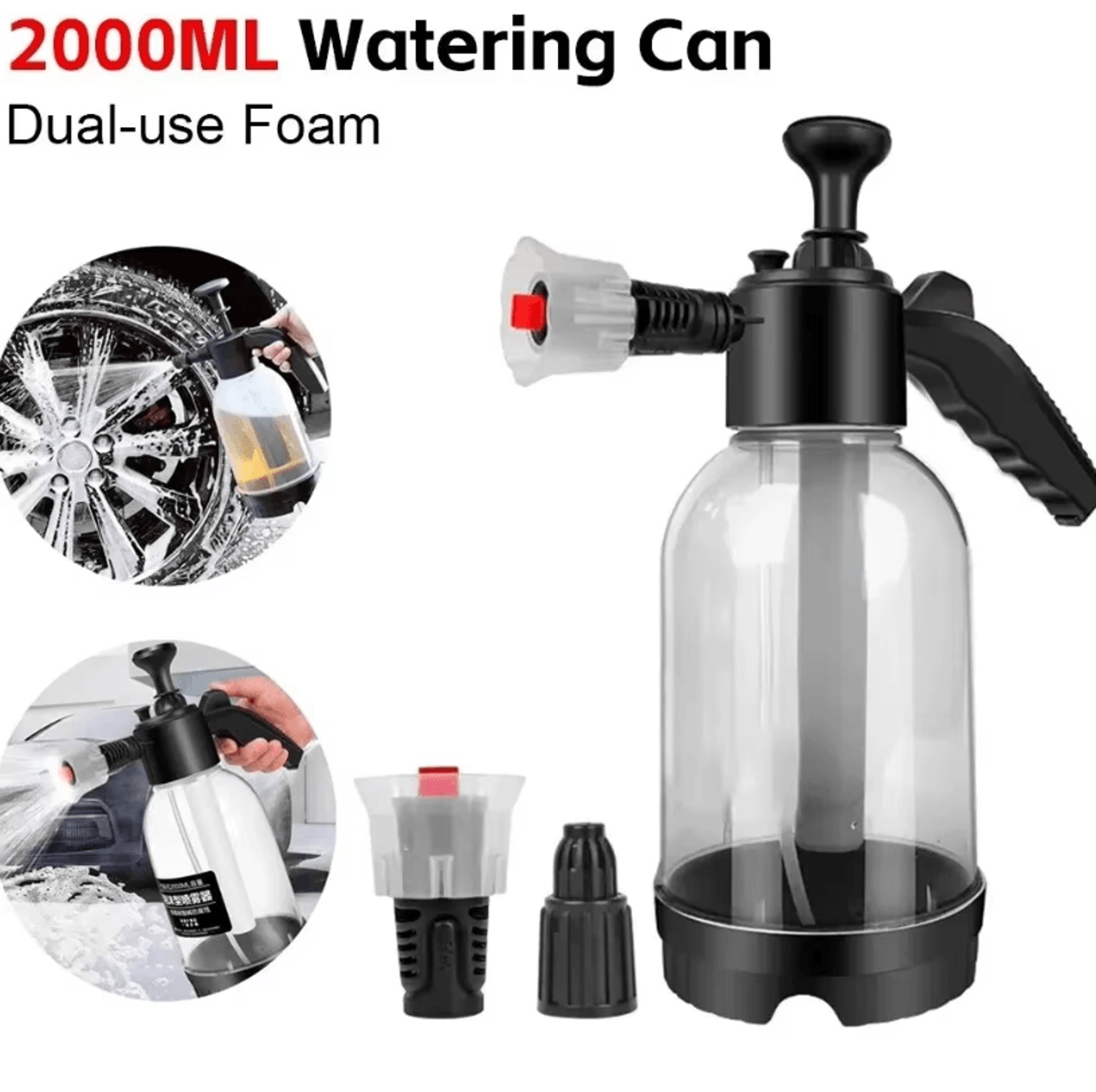 2L HandHeld Foam Sprayer For Car Wash Watering And Cleaning 0