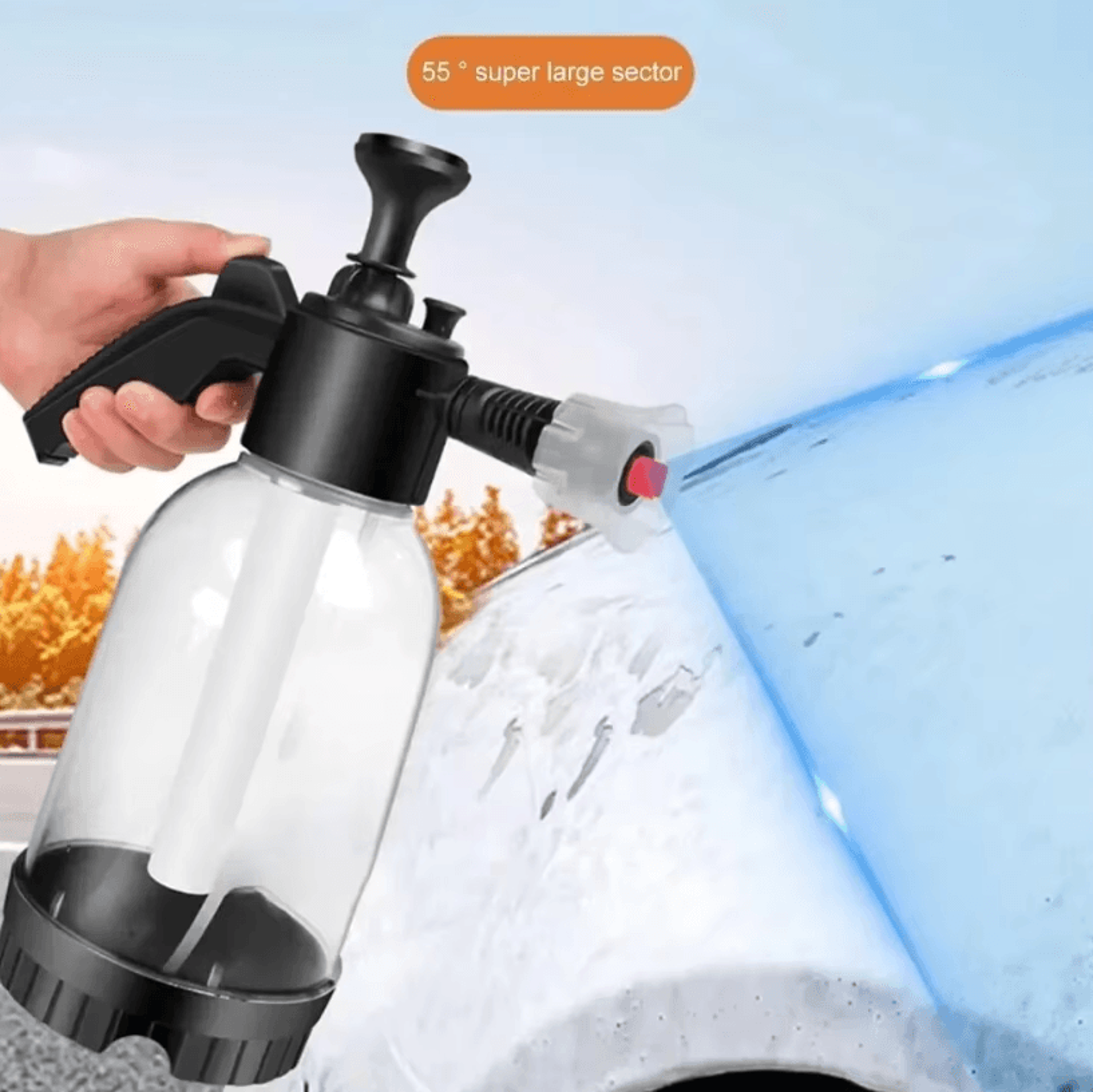 2L HandHeld Foam Sprayer For Car Wash Watering And Cleaning 2