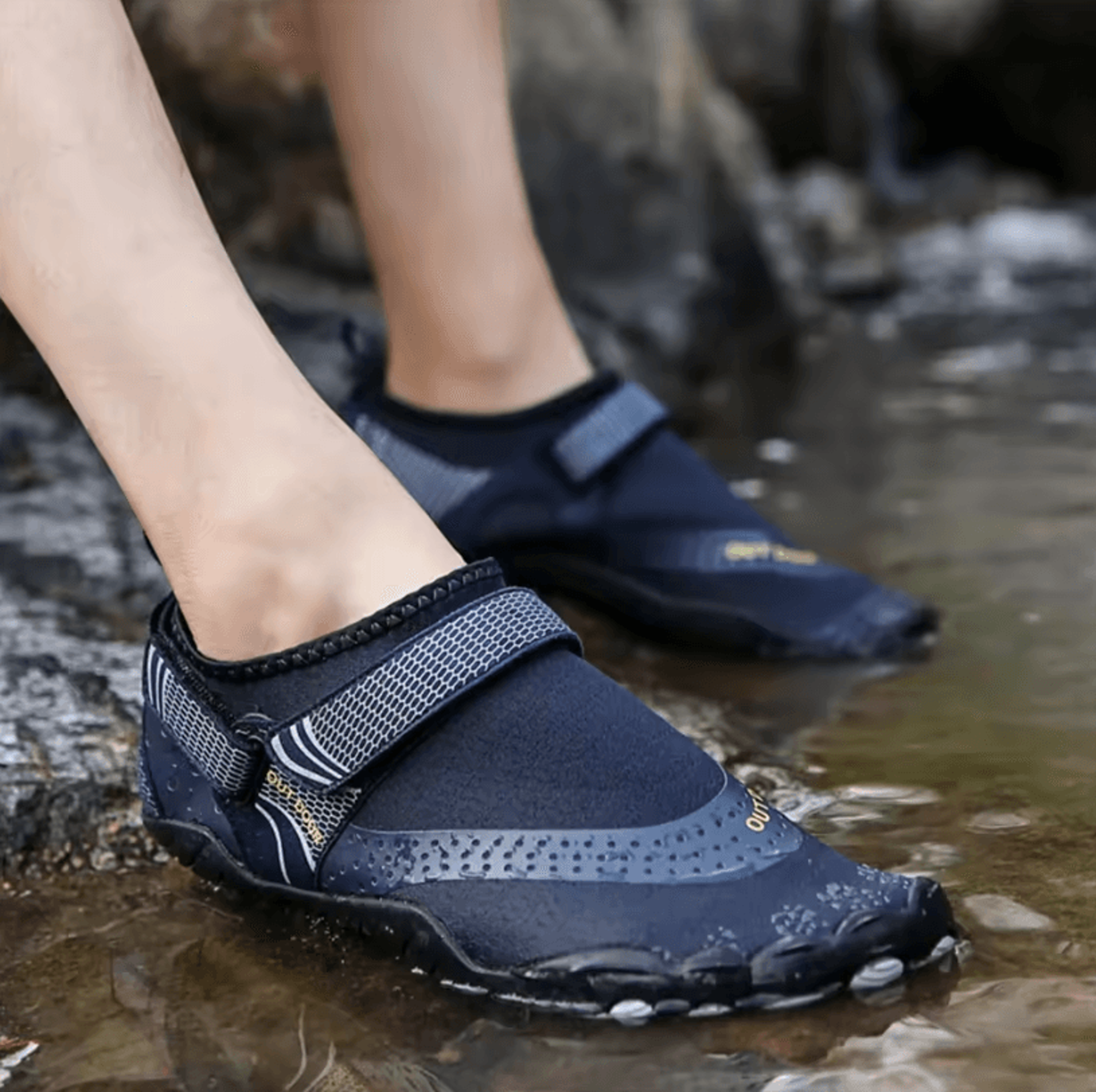 Unisex Quick Dry Water Shoes  FiveFinger NonSlip Lightweight Aqua Sneakers For Beach And Outdoor Us 2