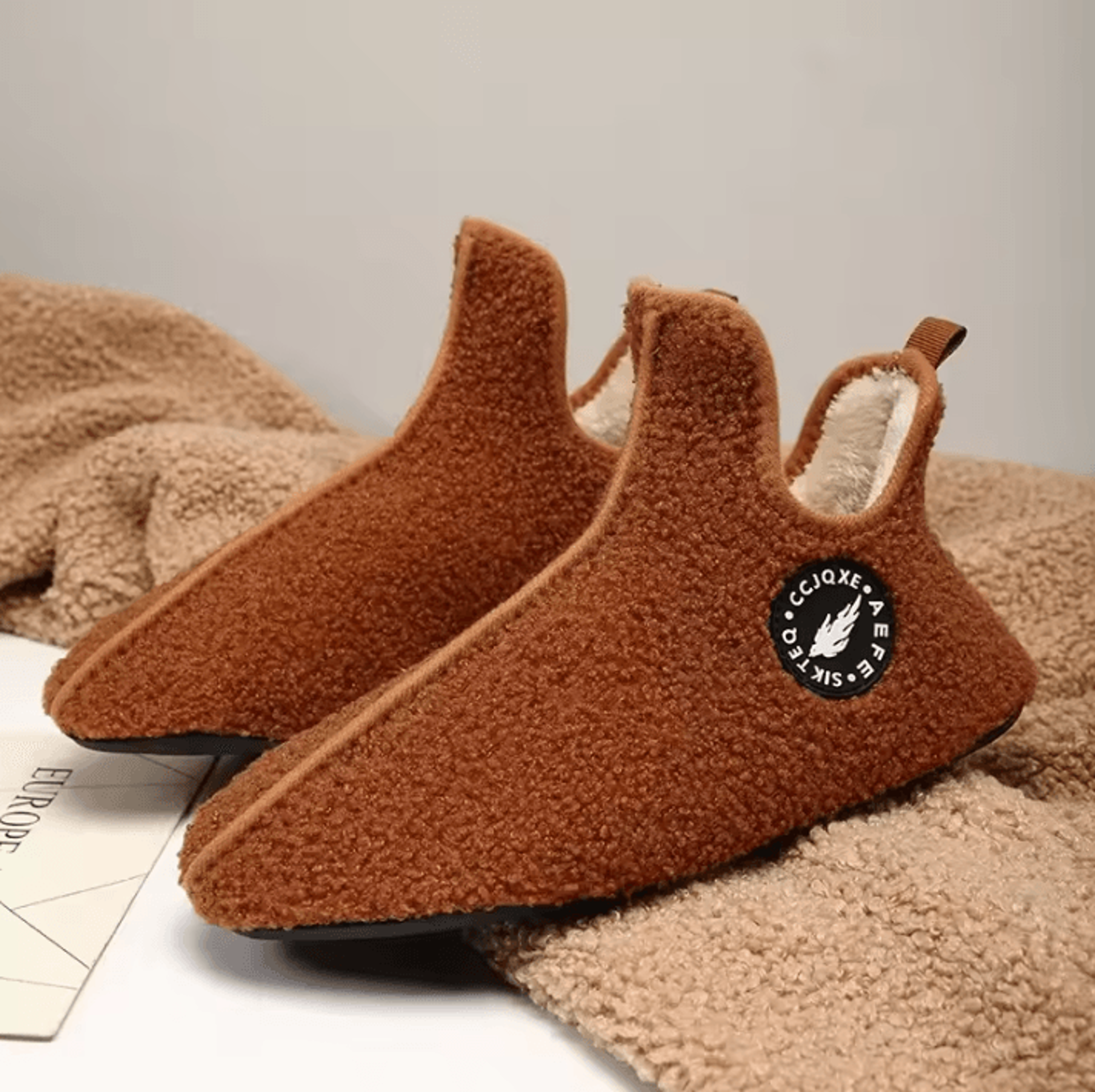 Warm Winter Slippers For Men And Women  Cozy NonSlip Indoor Home Shoes 4