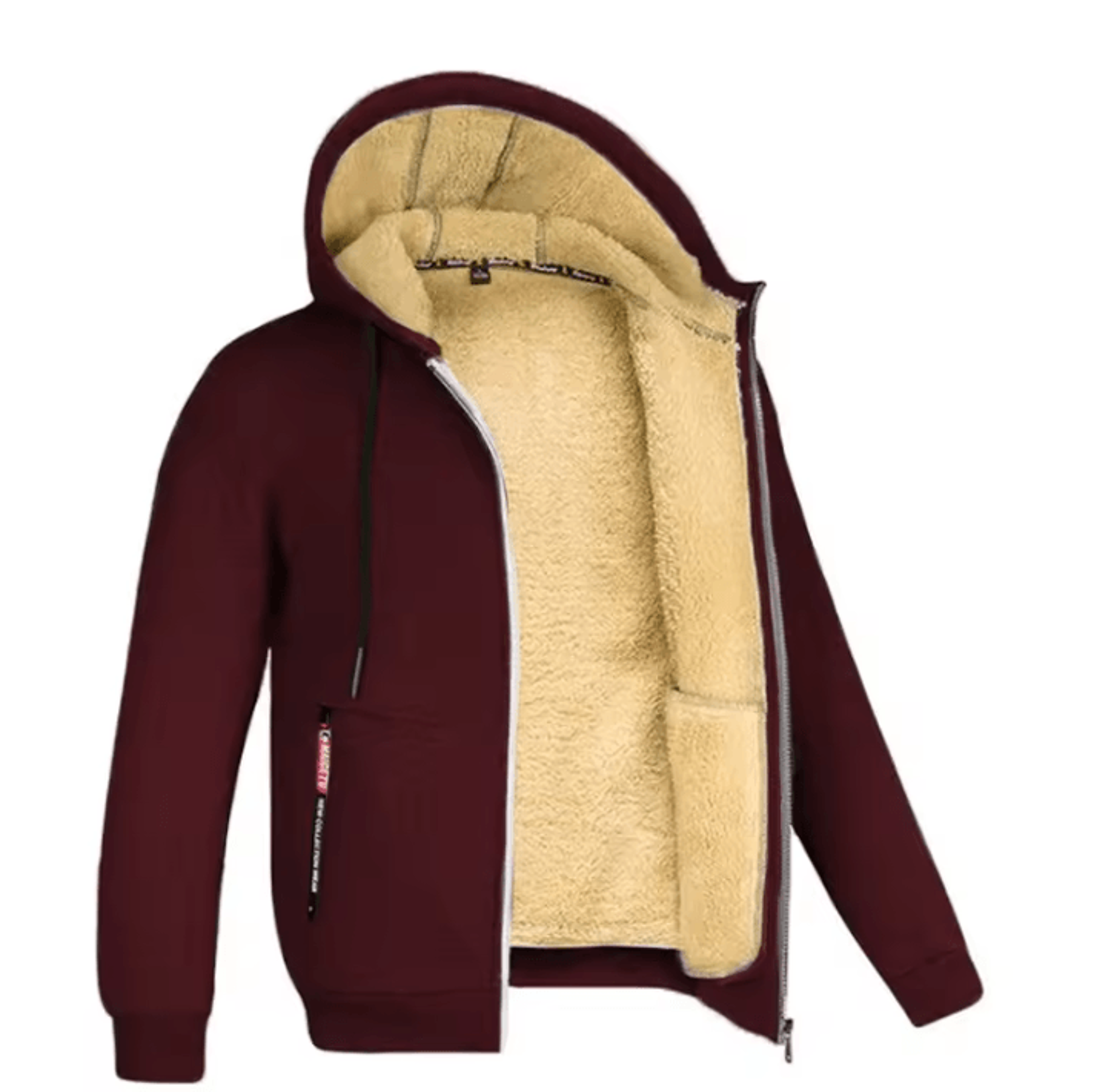Mens Full Zip Fleece Hoodie  Casual Outdoor Sports And Streetwear Jacket 11