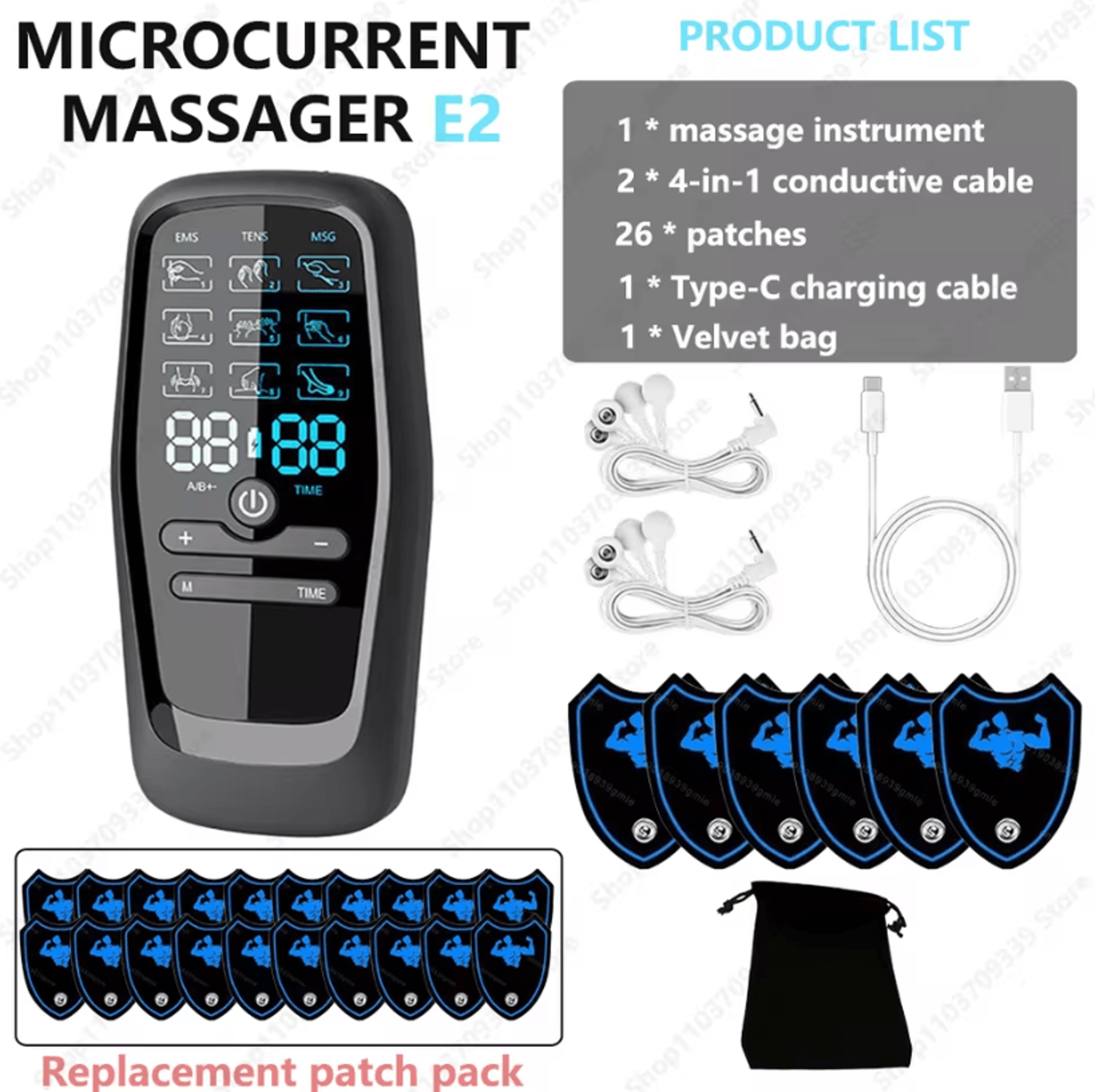 TENS EMS Muscle Stimulator  Digital Electric Body Massage And Slimming Therapy Device 9
