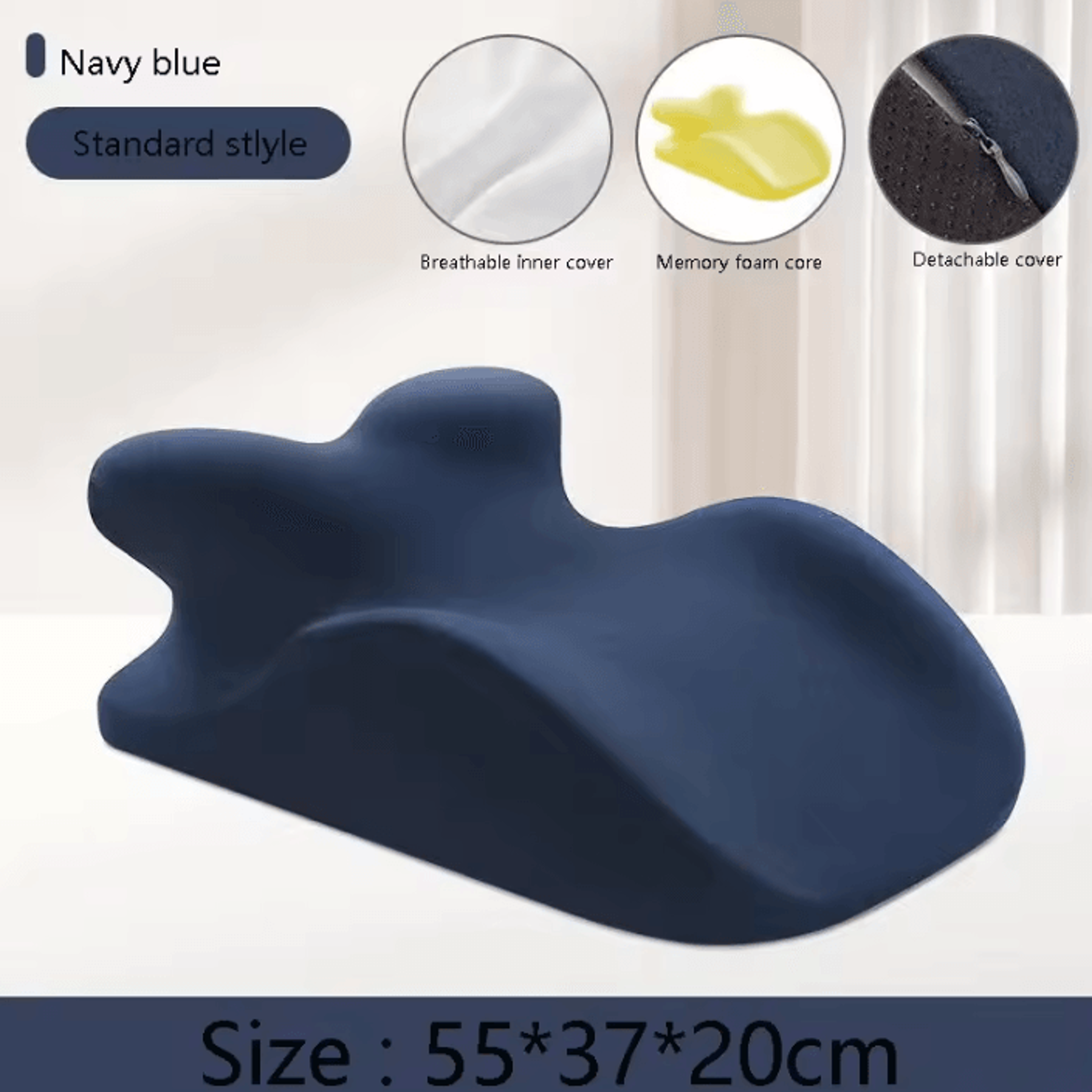 Multifunctional Prone Sleeping Pillow  Comfort Support Bed Cushion 2165 By 1457 By 787 In 7